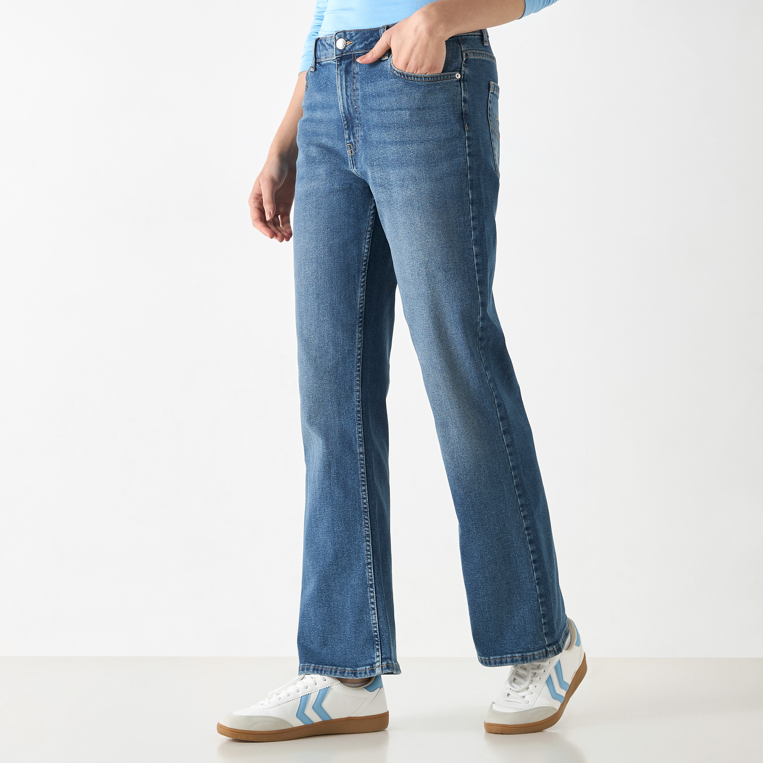 Lee Cooper Bootcut Jeans with Pockets-women-clothing-bottoms-jeans-image-5