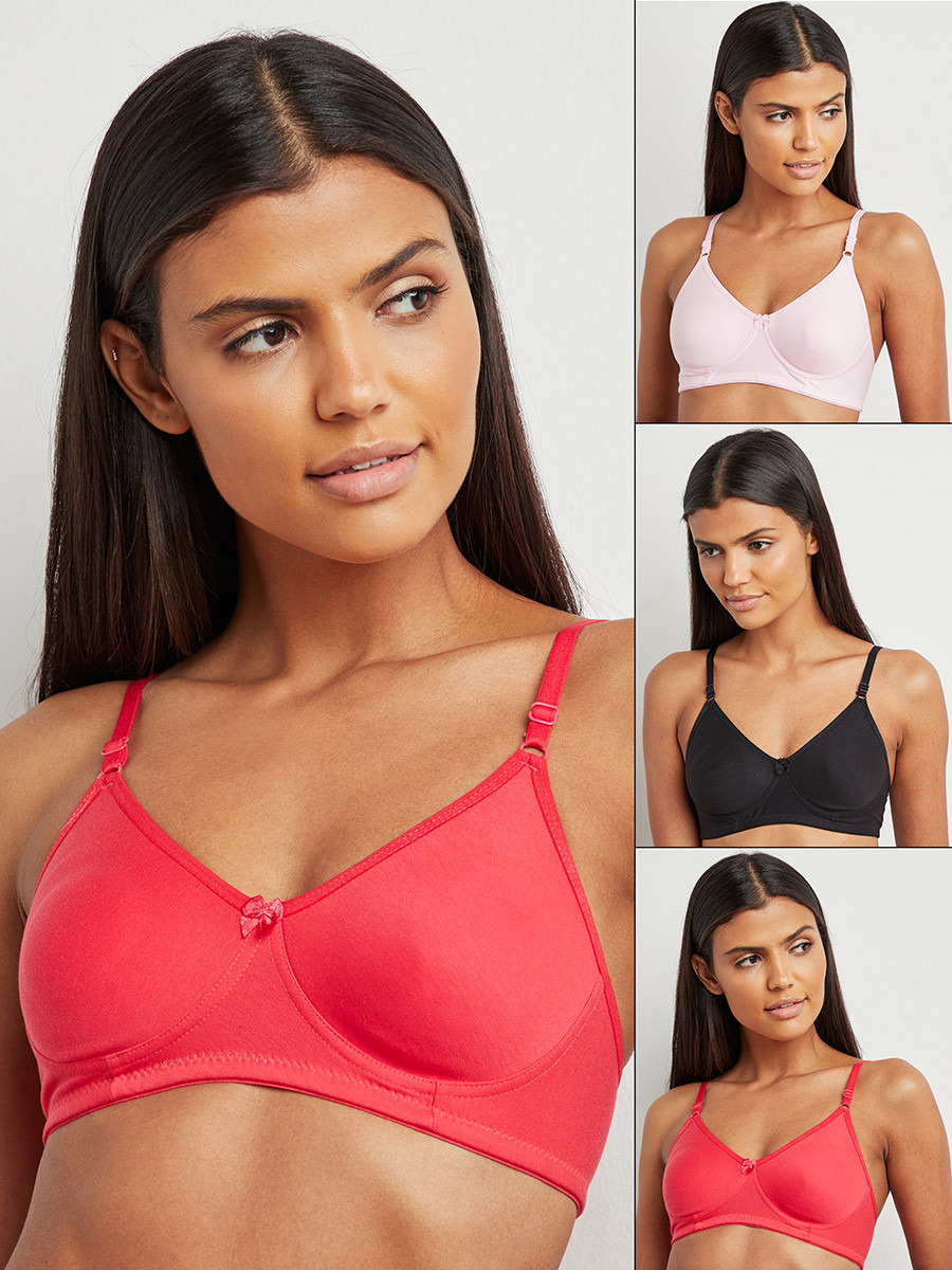 مجموعة من 3 صدرية بلا سلك من ستايلي-women-clothing-lingerie-bras-image-1