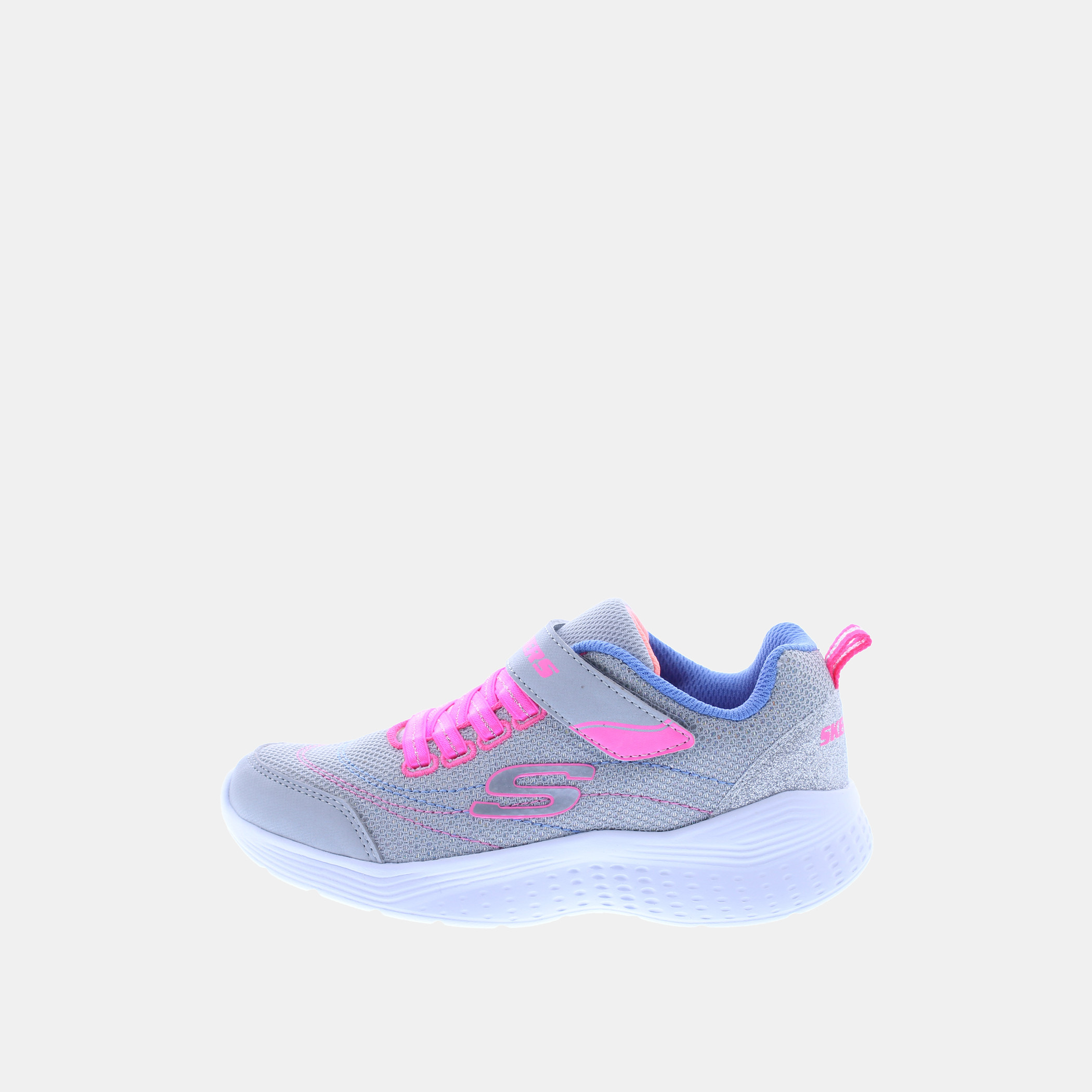 حذاء مشي بارز الملمس بشريط إغلاق لاصق للبنات من سكيتشرز - SNAP SPRINTS-girls-shoes-sneakers-image-1