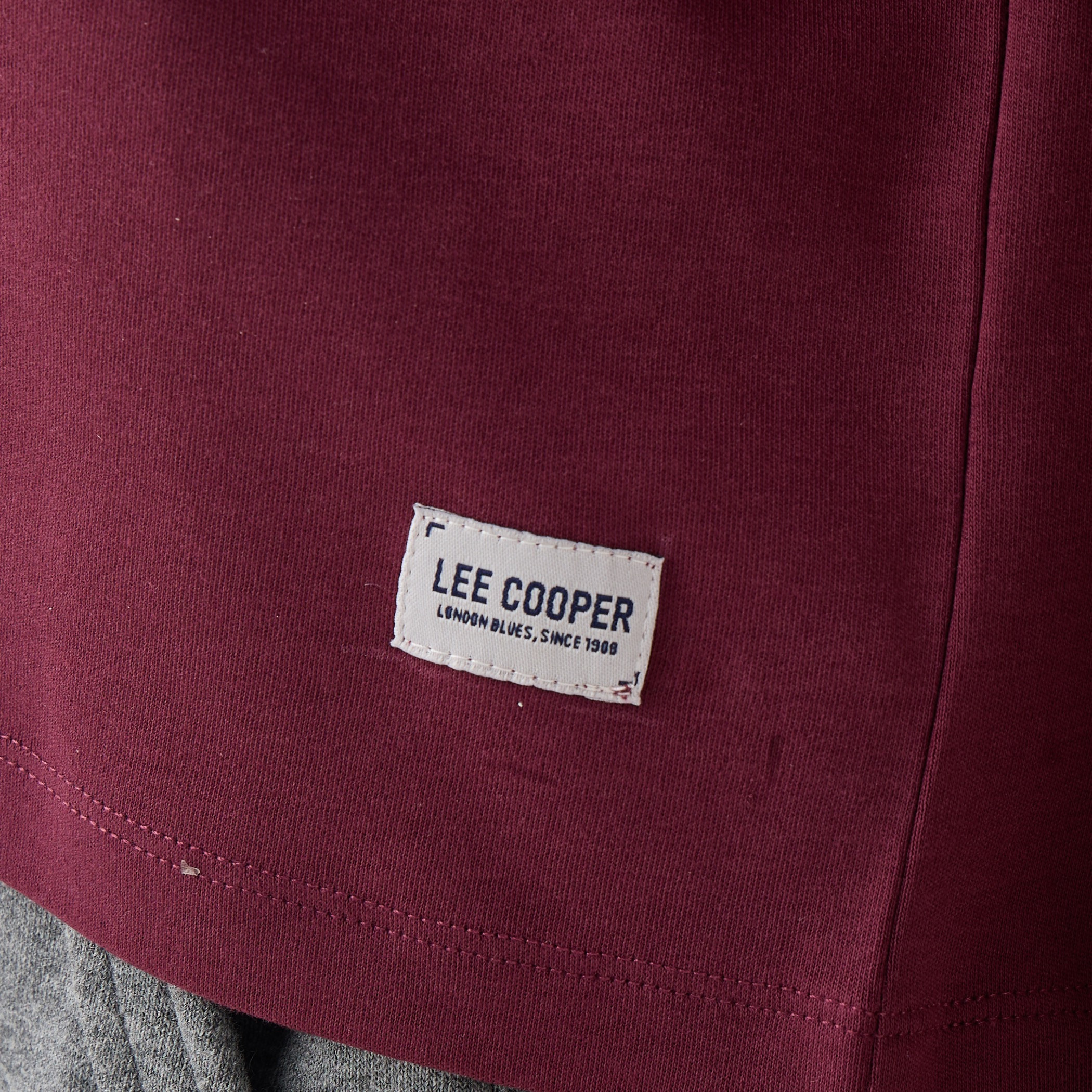 Lee Cooper Typographic Print V-neck Cotton T-shirt-women-clothing-tshirts-image-5