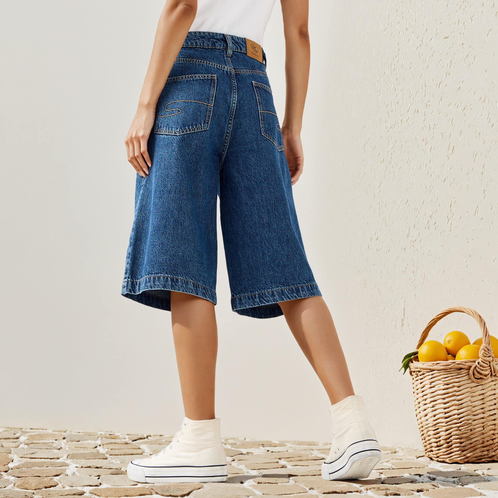 Lee Cooper Regular Fit Bermuda Shorts with Pockets-women-clothing-bottoms-shorts-image-3