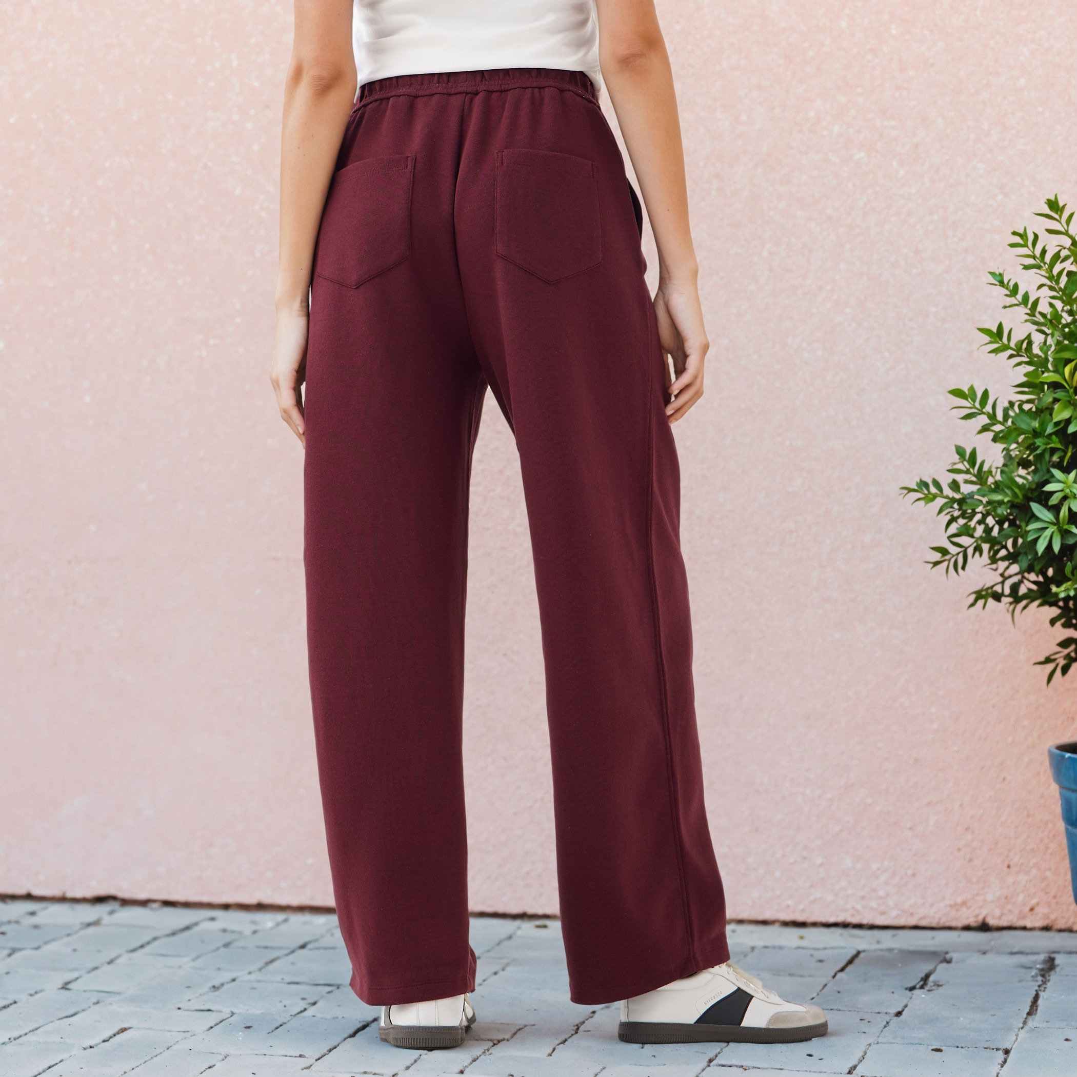 Lee Cooper High Rise Track Pants with Pockets-women-clothing-bottoms-joggers-image-3