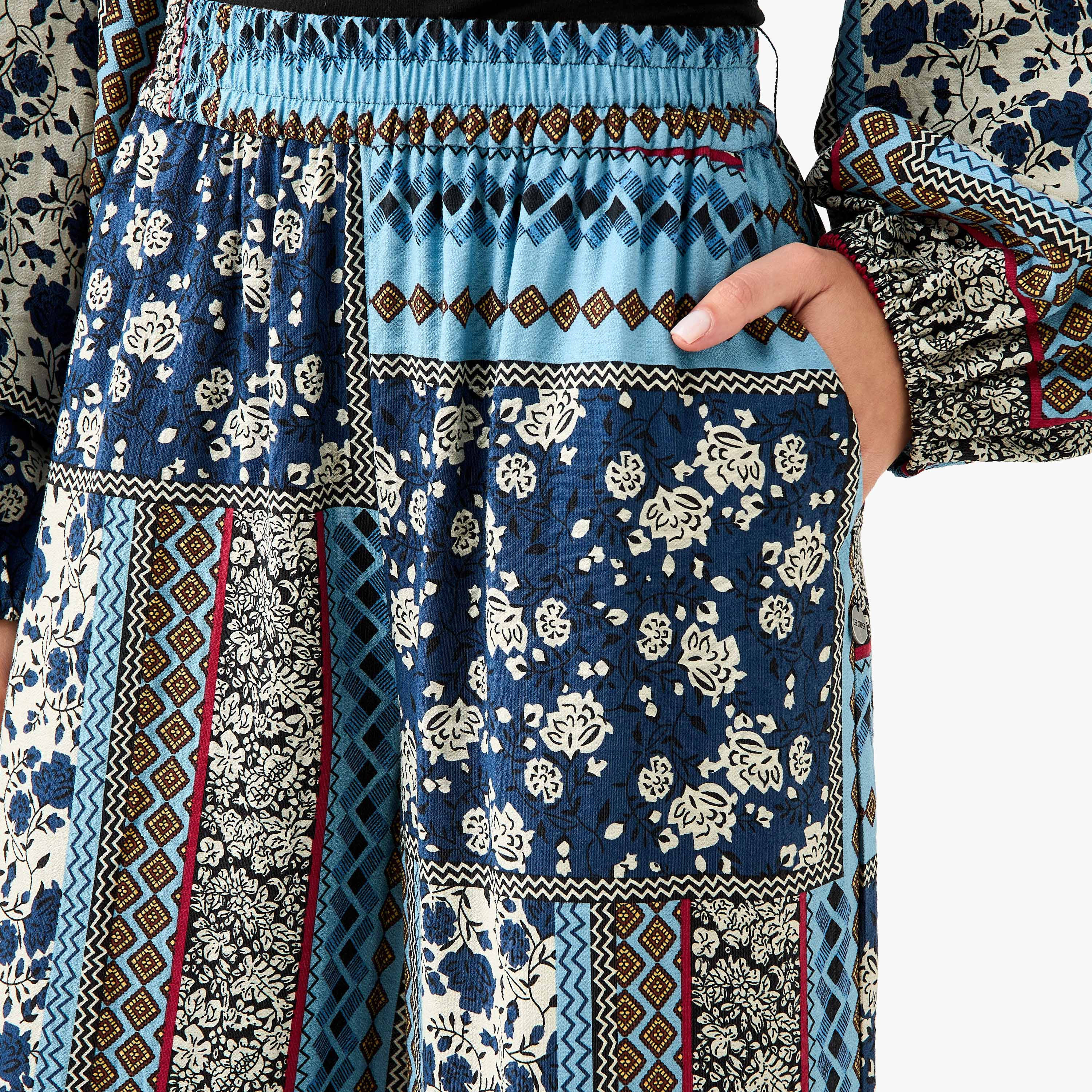 Floral Print Relaxed Fit Trousers with Pockets-women-clothing-bottoms-trousers-image-4