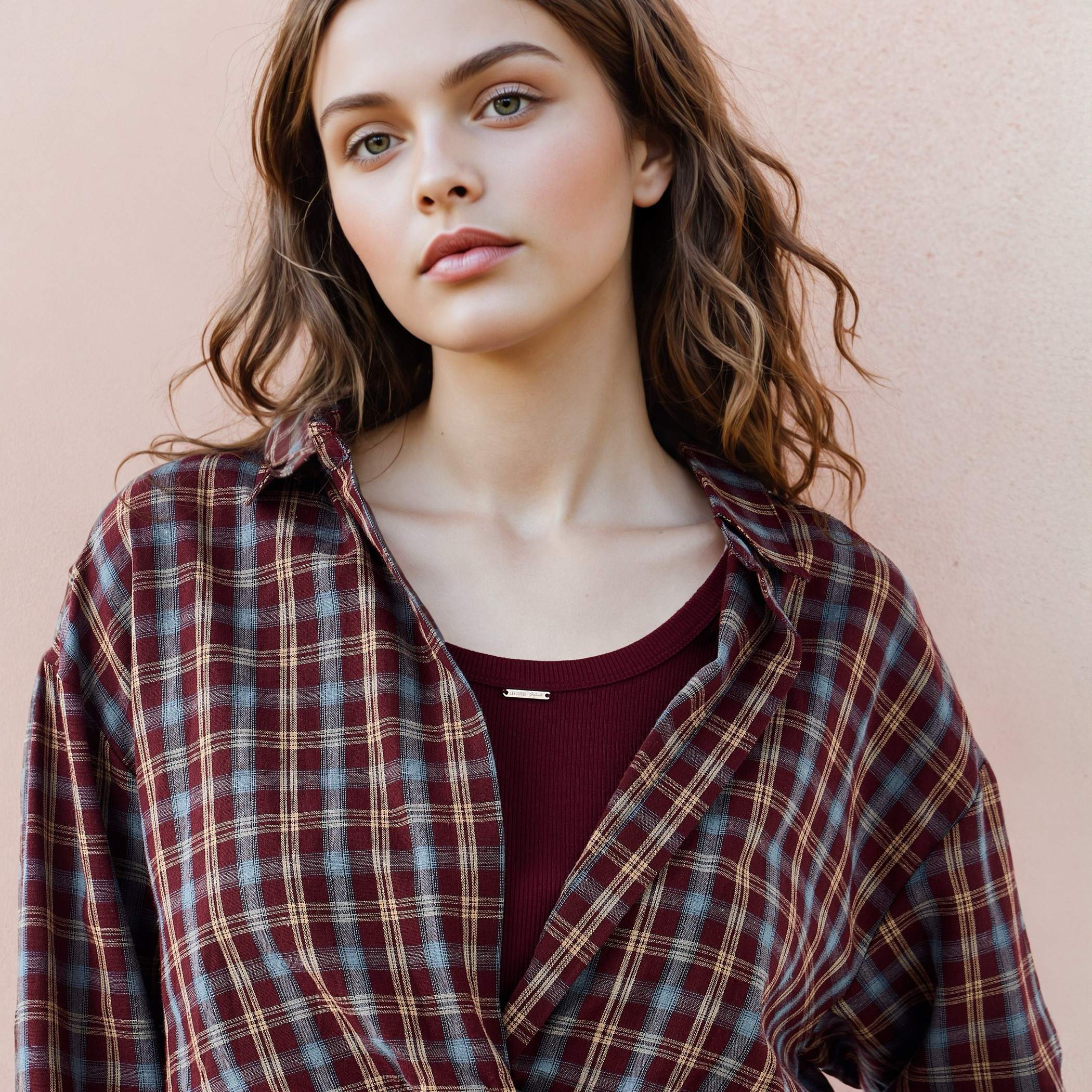 Lee Cooper Regular Fit Checked Cotton Shirt-women-clothing-shirtsandblouses-shirts-image-4
