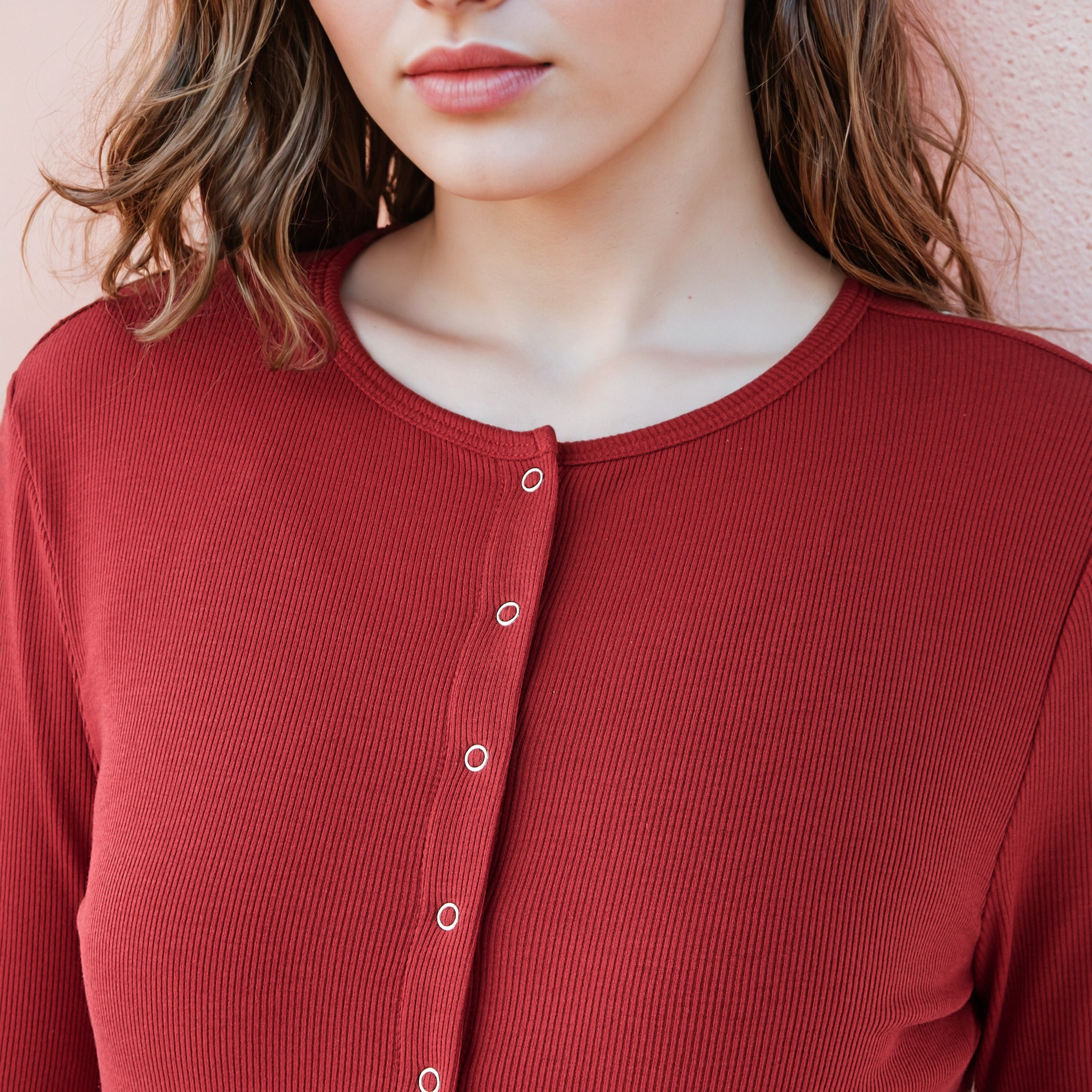 Lee Cooper Ribbed Henley Neck Shirt-women-clothing-shirtsandblouses-shirts-image-5