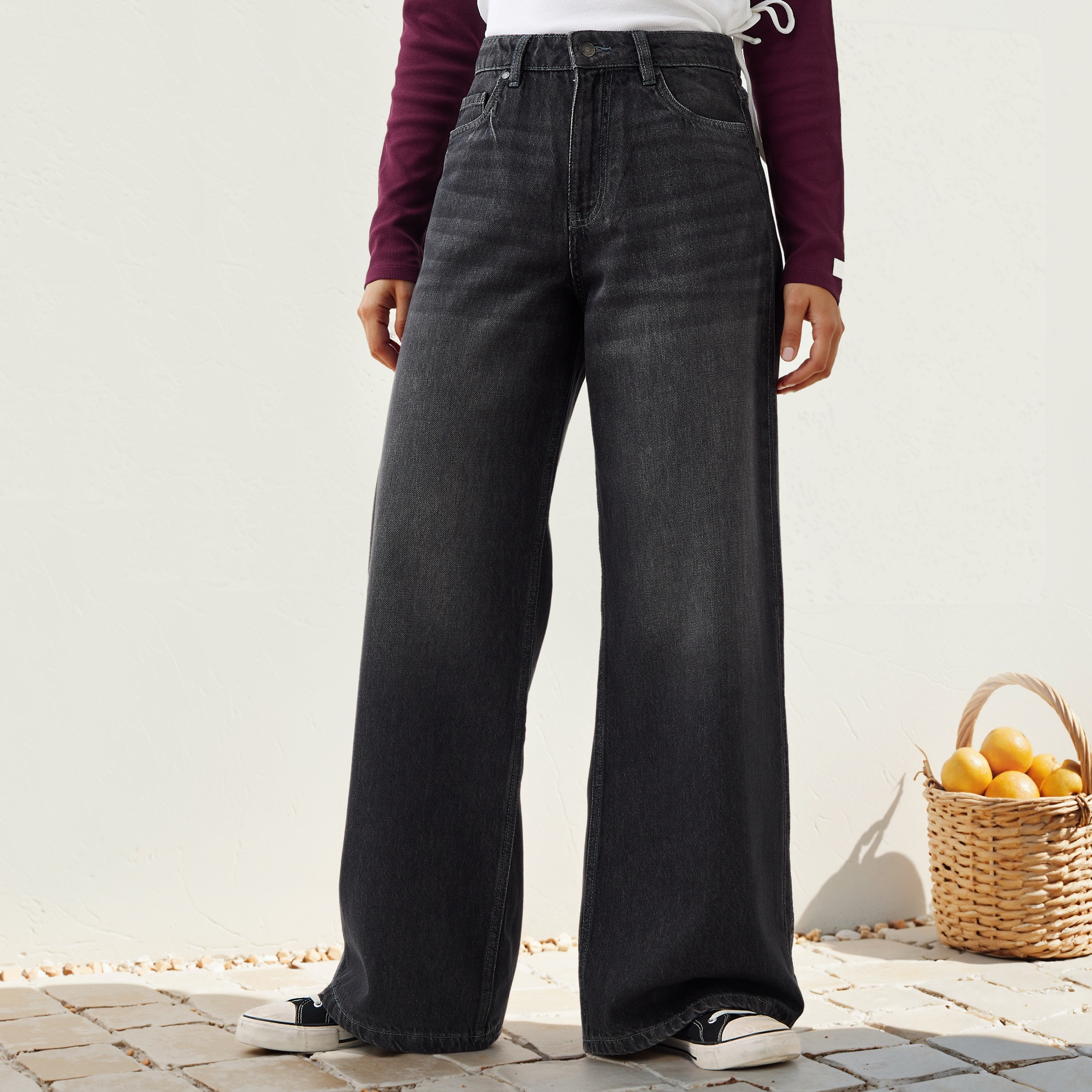Lee Cooper Wide Leg Jeans-women-clothing-bottoms-jeans-image-1