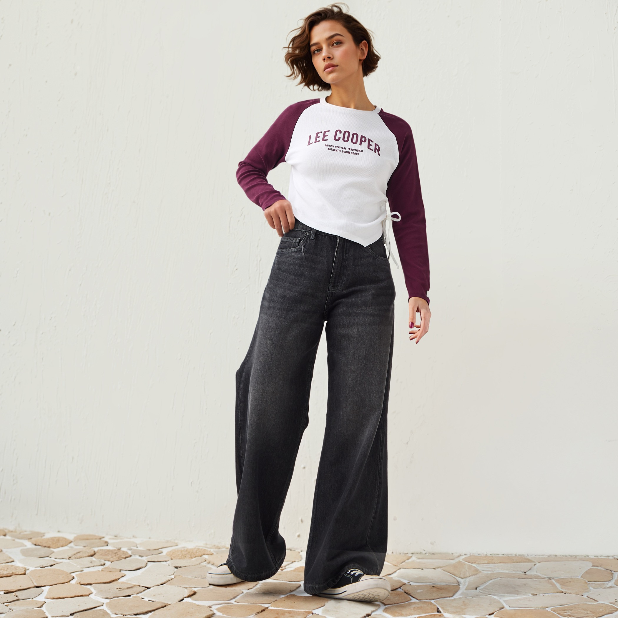 Lee Cooper Wide Leg Jeans-women-clothing-bottoms-jeans-image-2