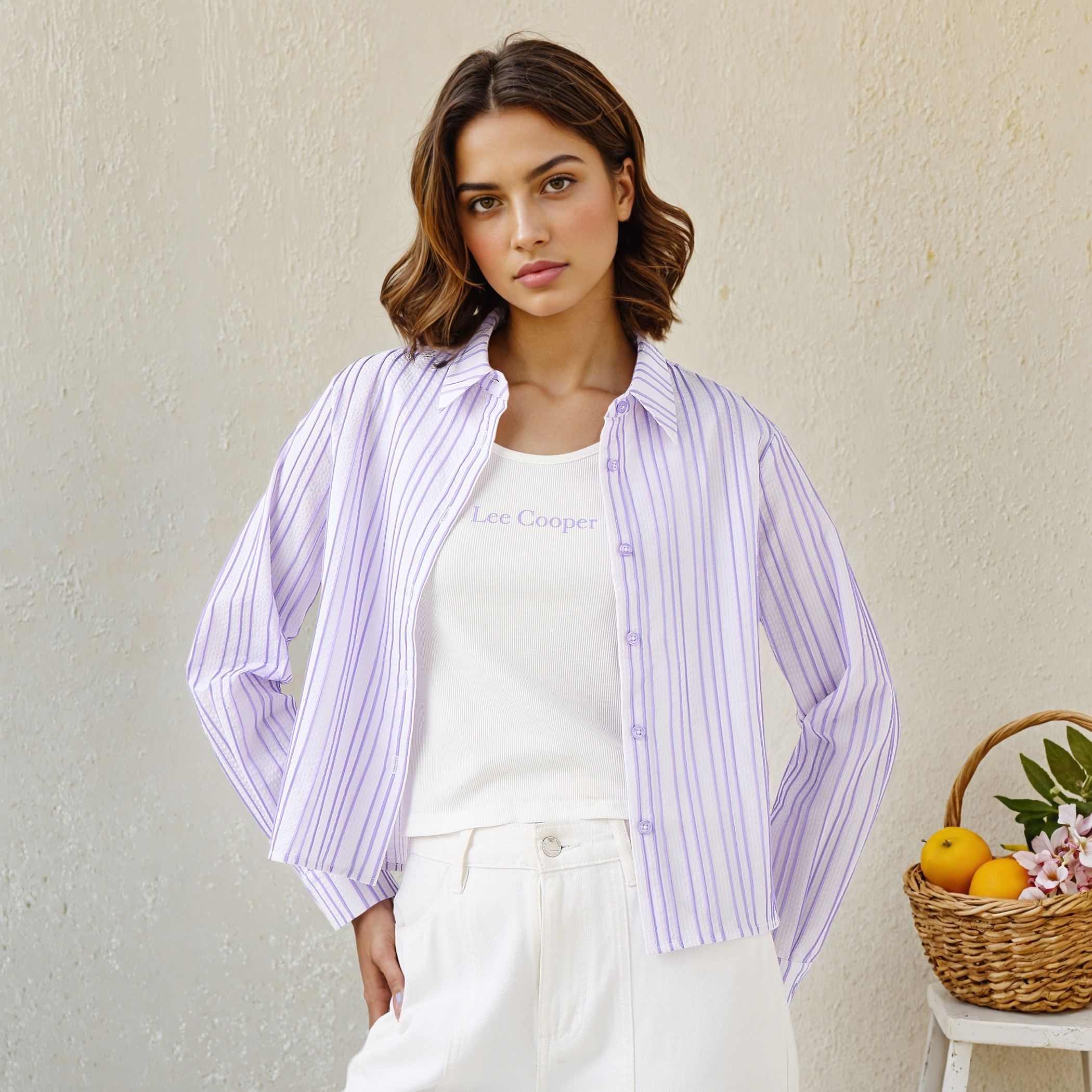 Lee Cooper Striped Shirt-women-clothing-shirtsandblouses-shirts-image-1