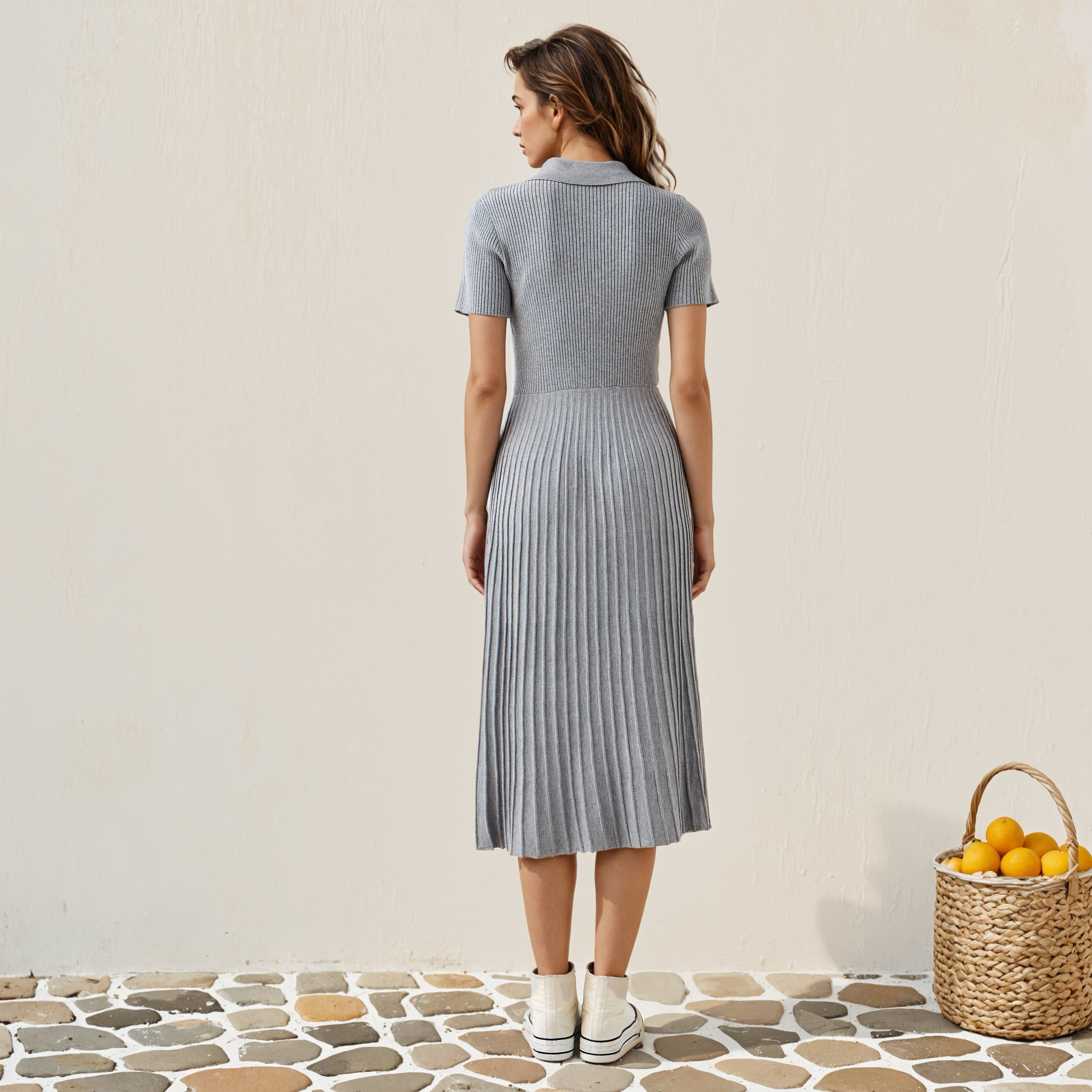 Lee Cooper Ribbed Shirt Dress-women-clothing-dresses-image-3