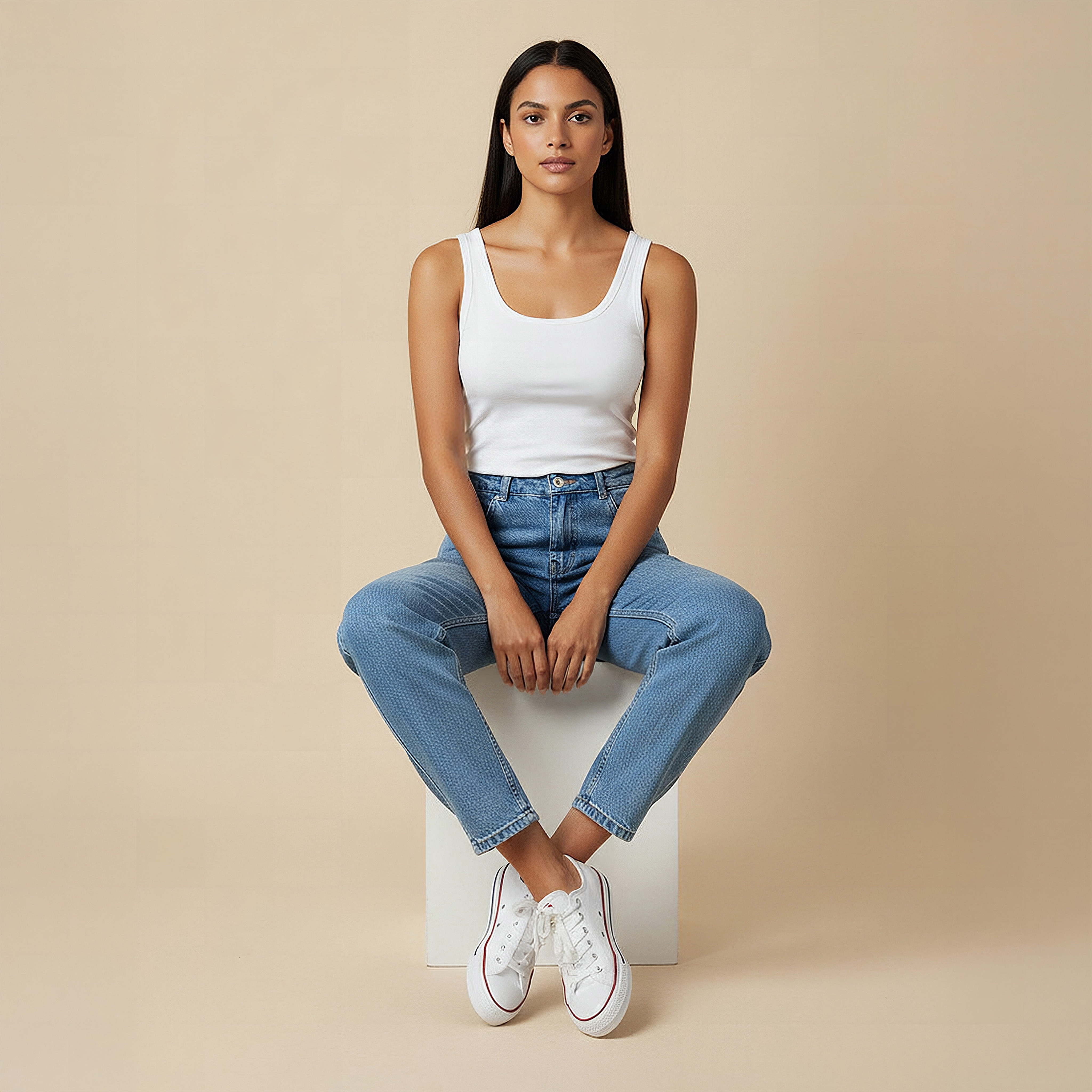 Lee Cooper Straight Fit High-Rise Cotton Jeans with Pockets-women-clothing-bottoms-jeans-image-5