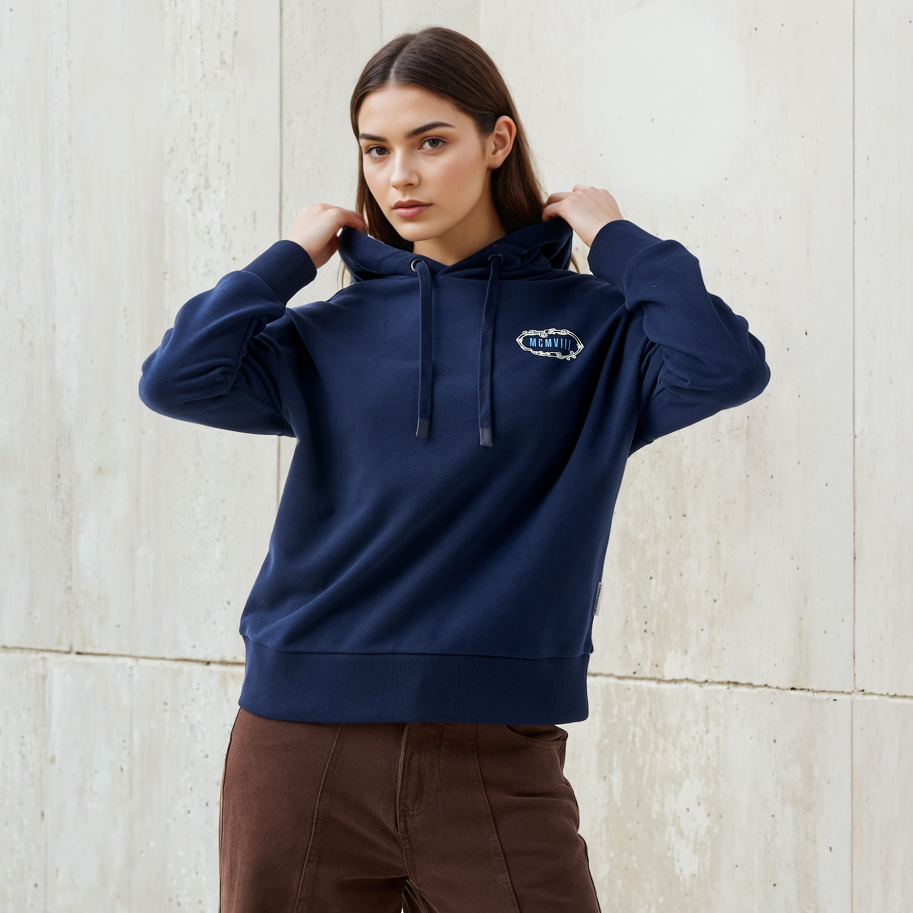 Lee Cooper Sweatshirt with Hood-women-winterwear-hoodiesandsweatshirts-sweatshirts-image-1