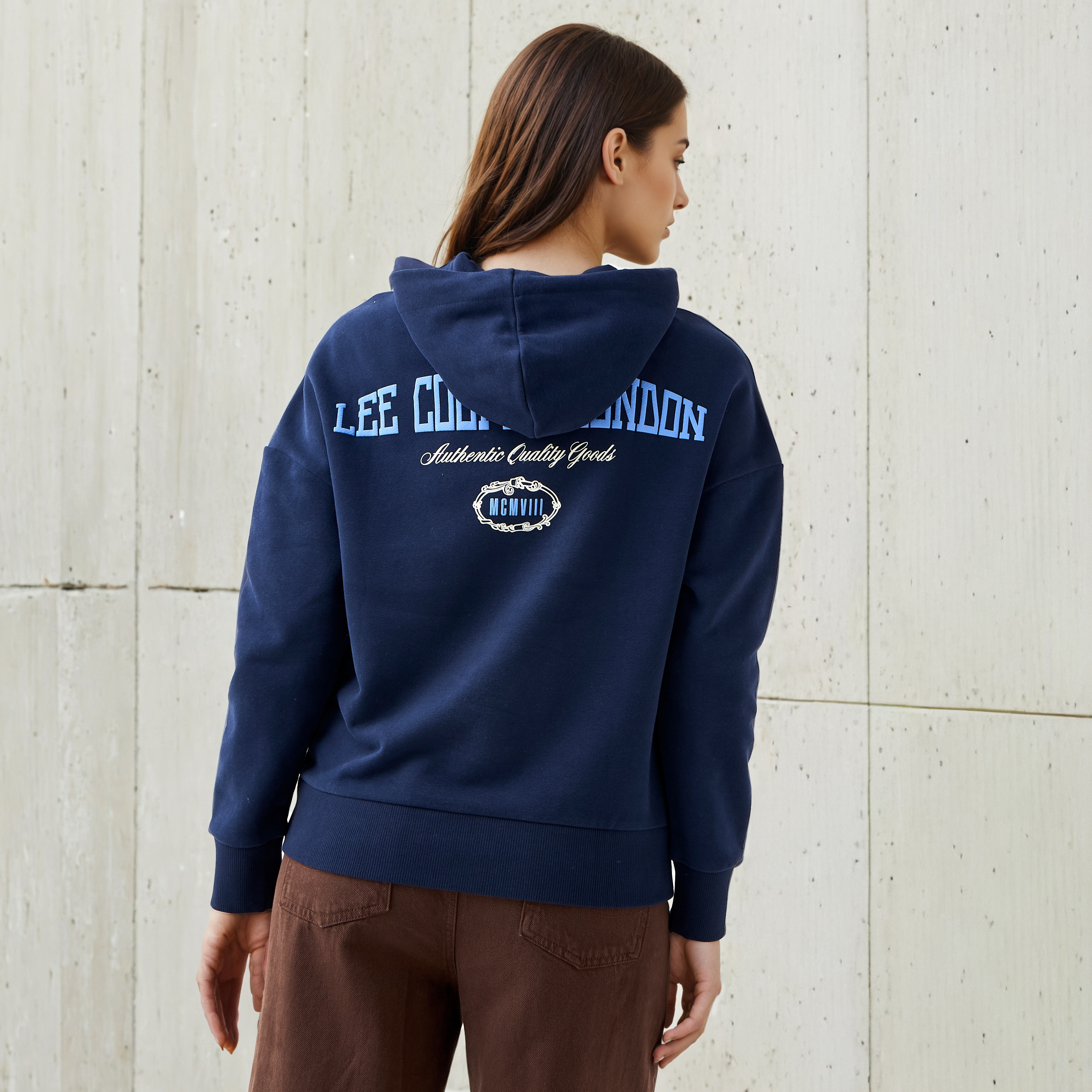 Lee Cooper Sweatshirt with Hood-women-winterwear-hoodiesandsweatshirts-sweatshirts-image-4