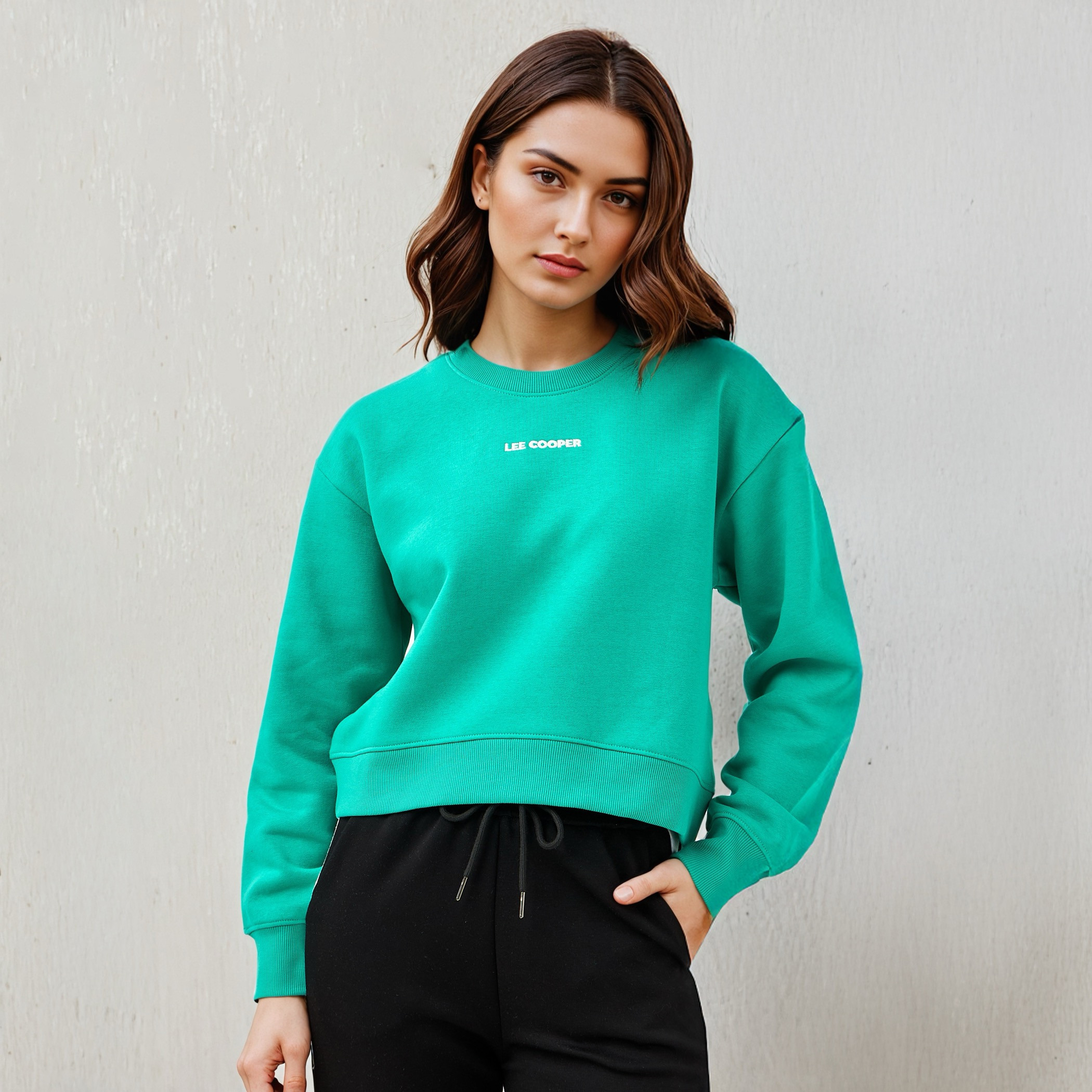 سويت شيرت بطبعات شعار من لي كوبر-women-clothing-hoodiesandsweatshirts-sweatshirts-image-9