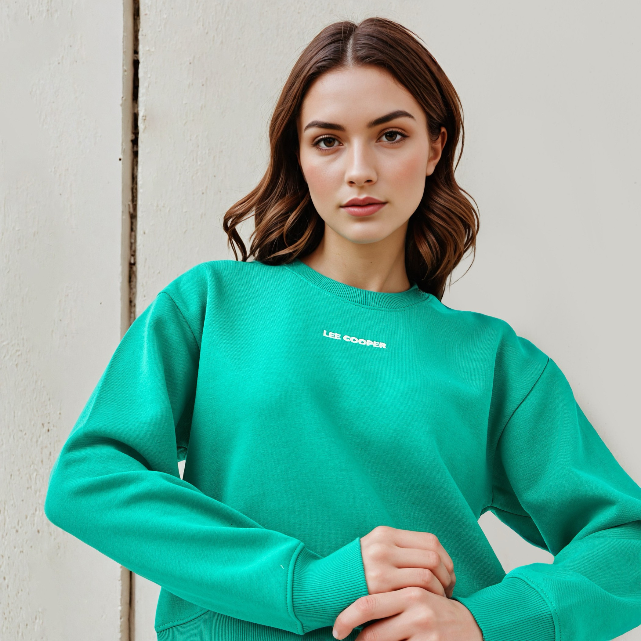 سويت شيرت بطبعات شعار من لي كوبر-women-clothing-hoodiesandsweatshirts-sweatshirts-image-10