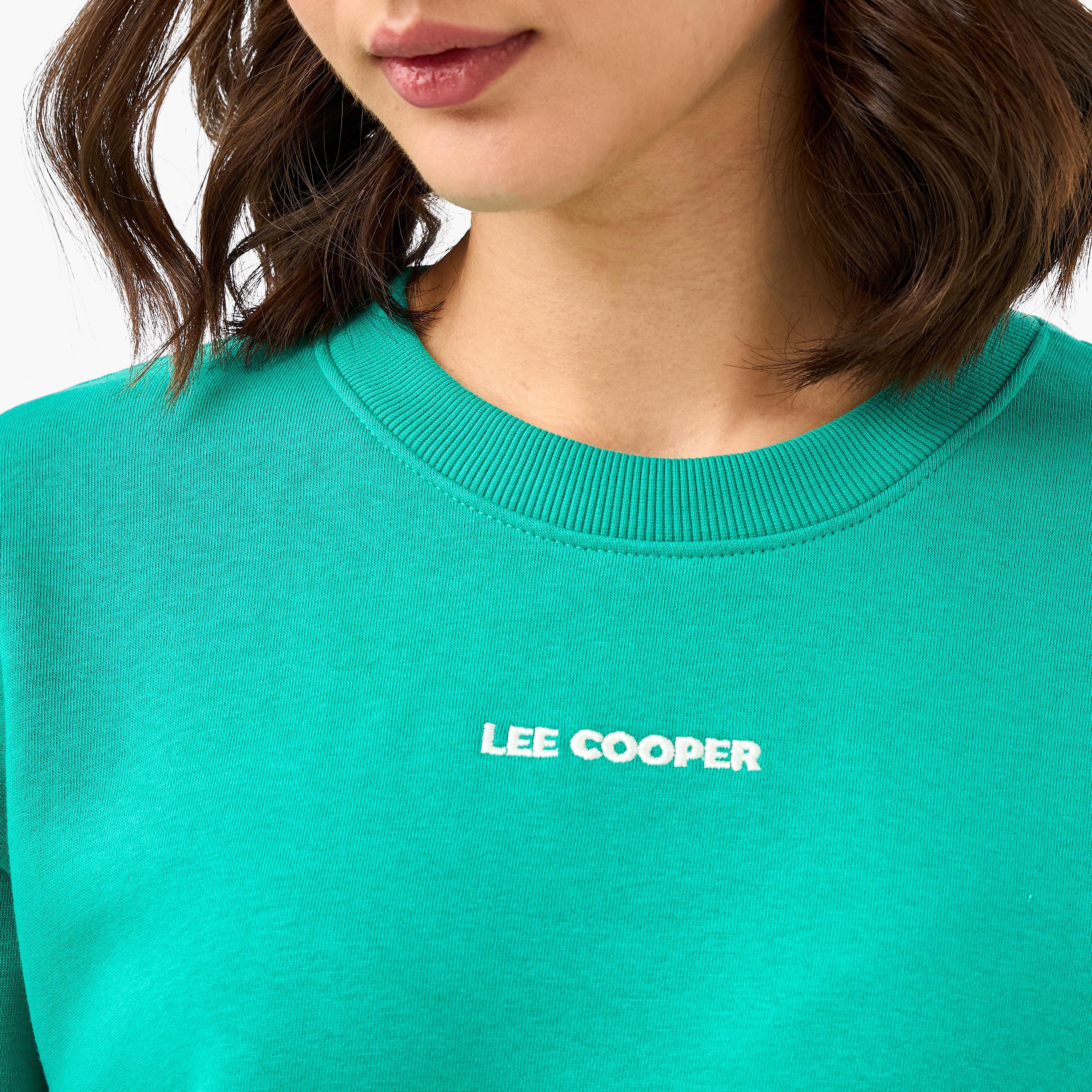 Lee Cooper Logo Print Sweatshirt-women-winterwear-hoodiesandsweatshirts-sweatshirts-image-5