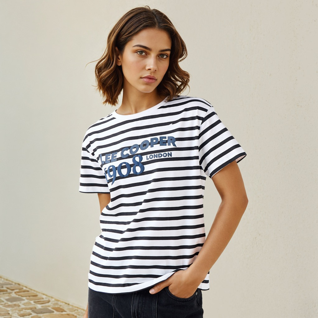 Lee Cooper Striped T-shirt-women-clothing-tshirts-image-1