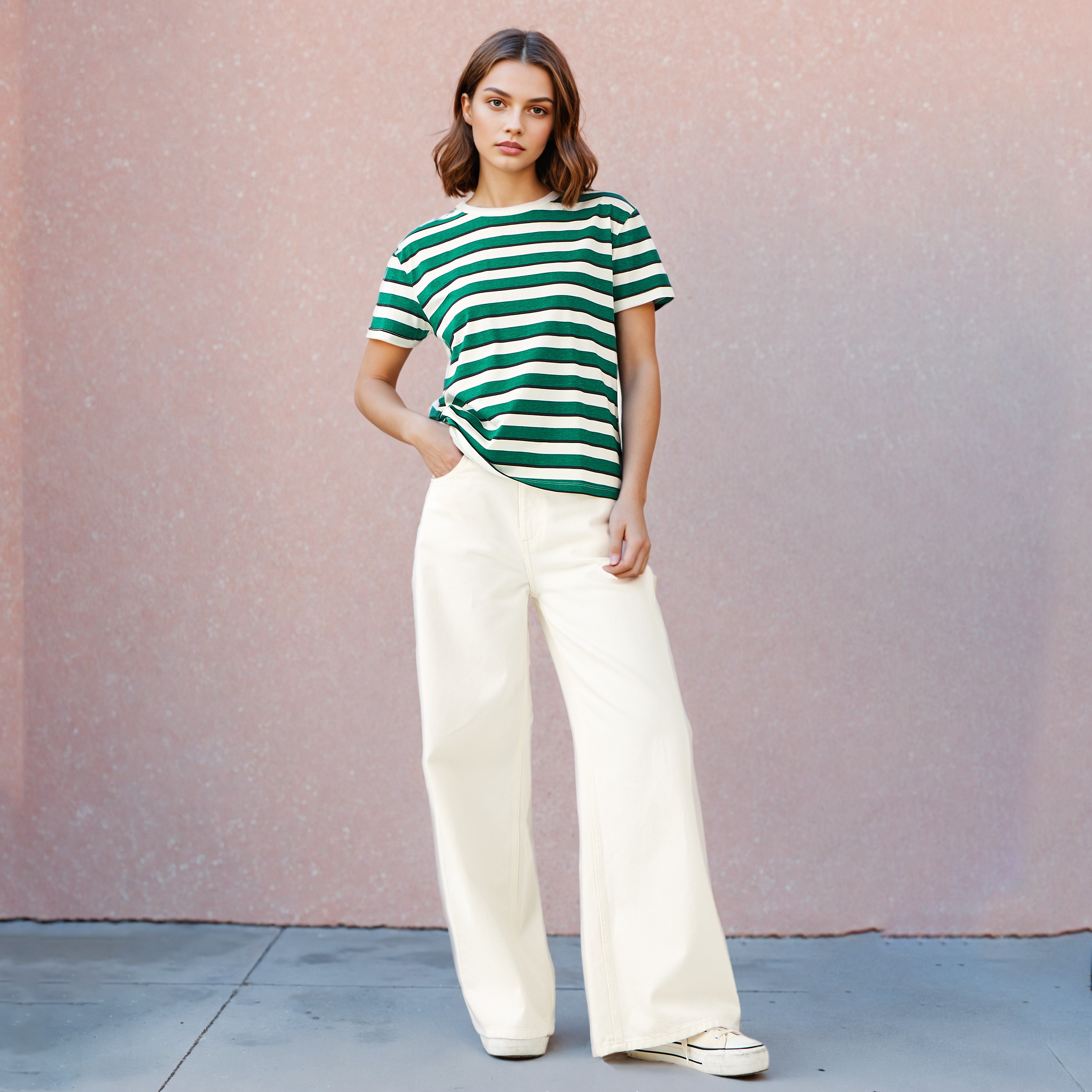 تيشيرت مخطط من لي كوبر-women-clothing-tshirts-image-4