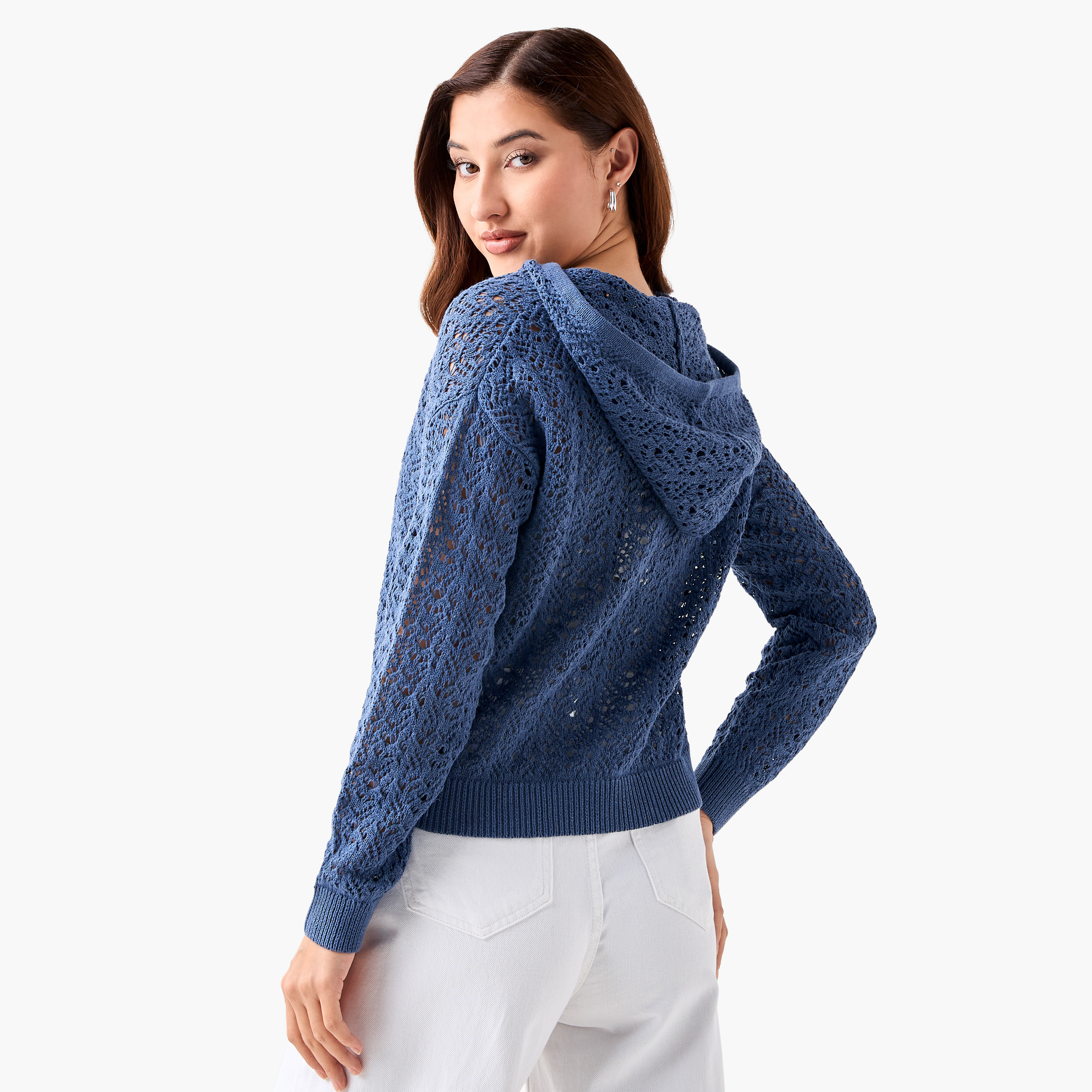 كنزة بملمس شبكي من لي كوبر-women-clothing-cardigansandjumpers-jumpers-image-3