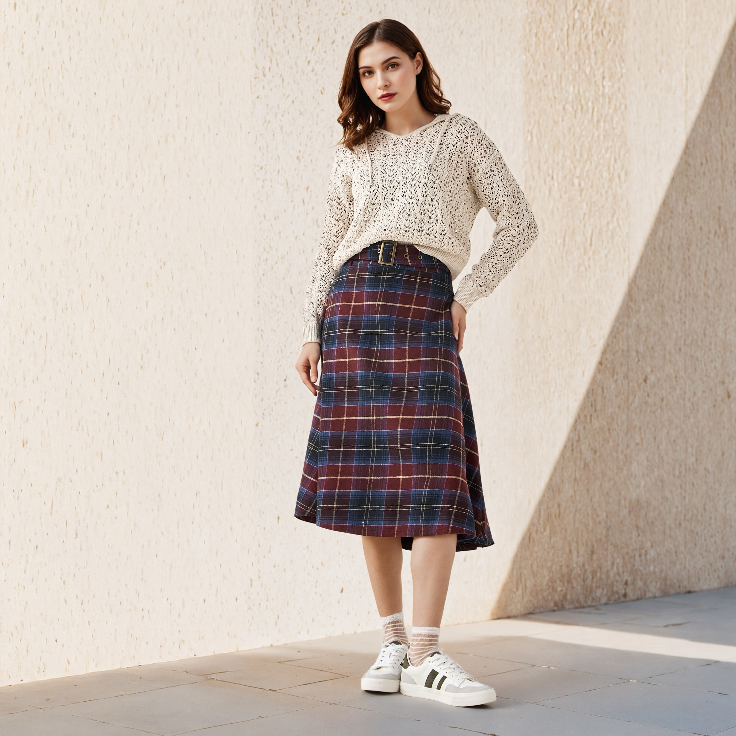 Lee Cooper Sweater with Mesh Texture-women-clothing-cardigansandjumpers-jumpers-image-2