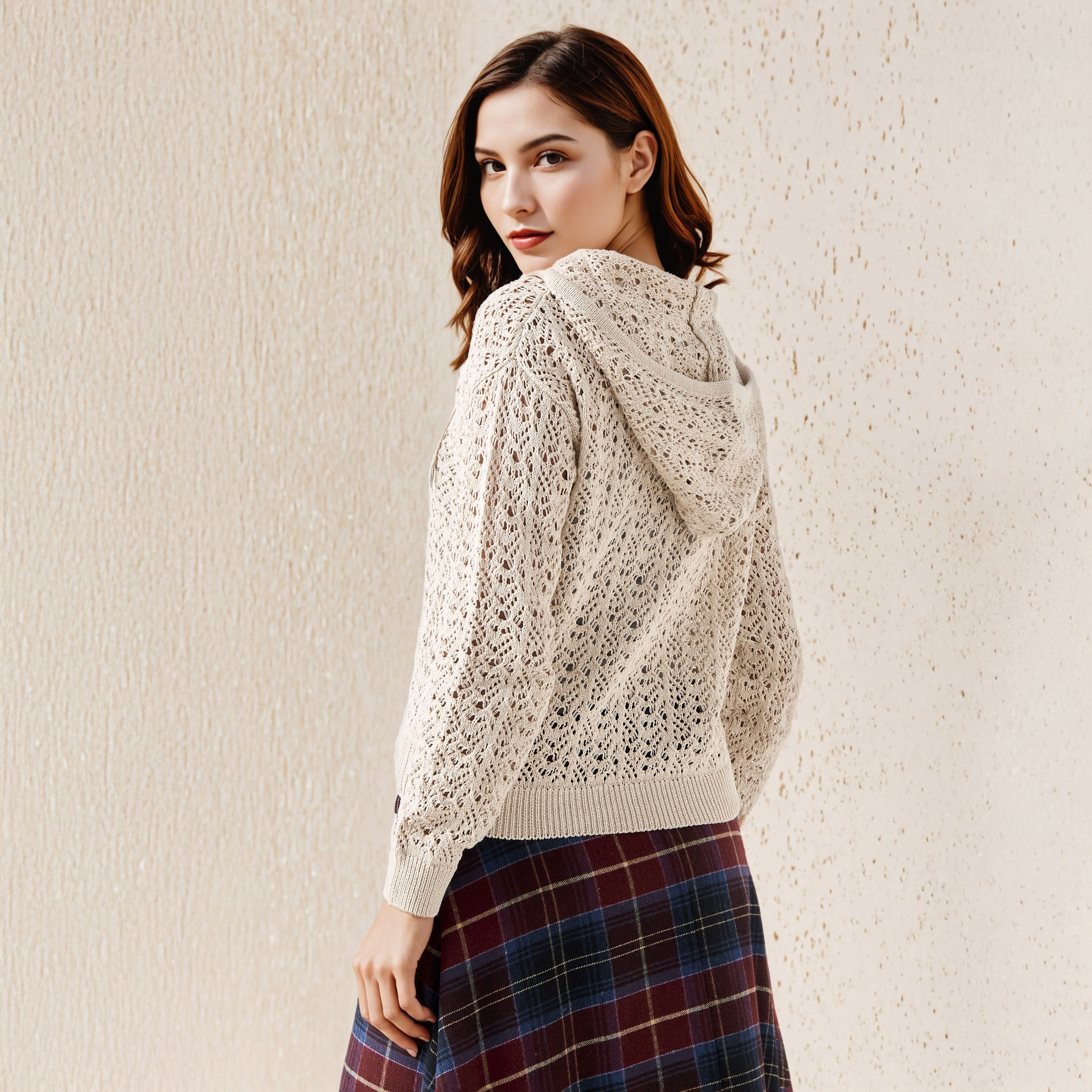 Lee Cooper Sweater with Mesh Texture-women-clothing-cardigansandjumpers-jumpers-image-3