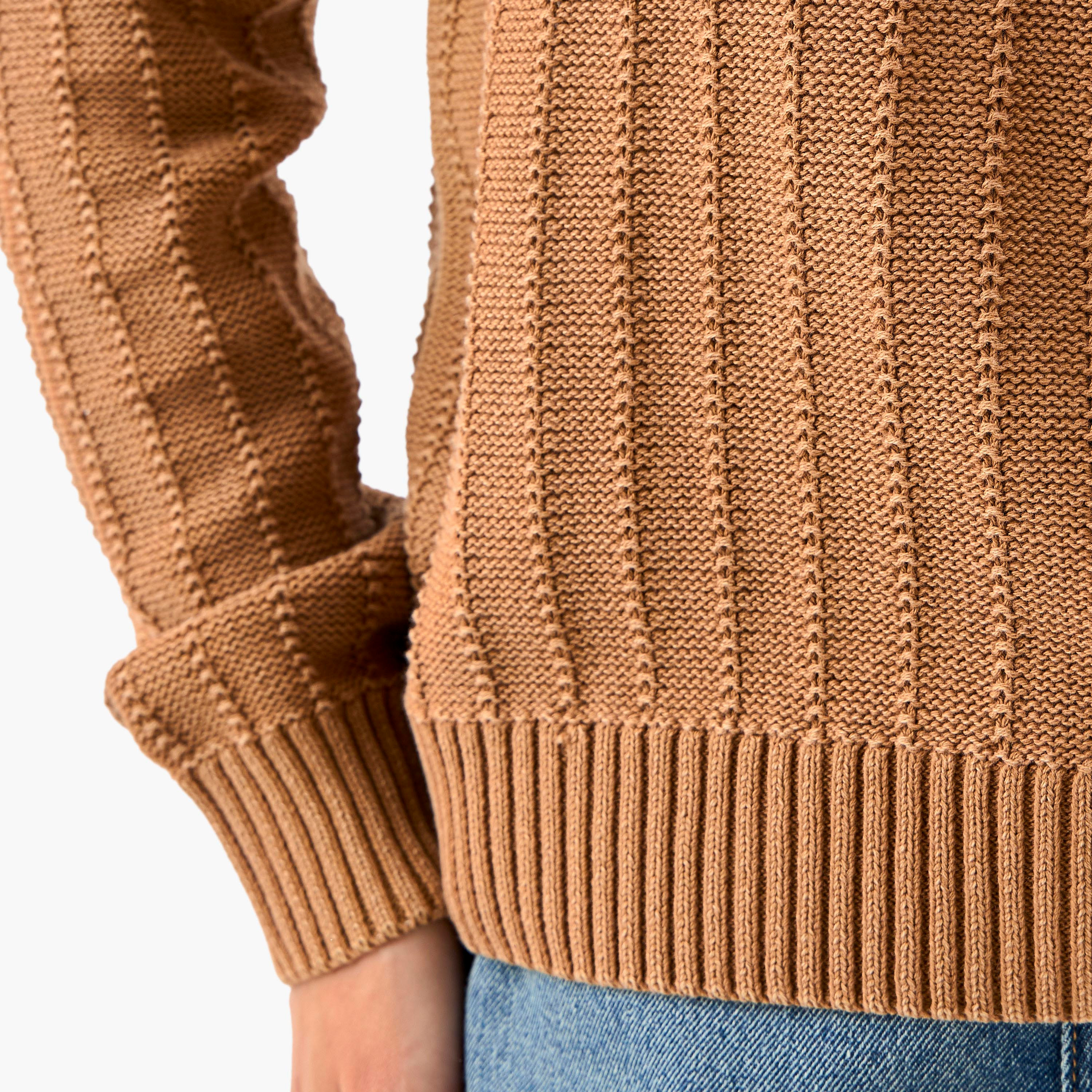 كنزة قطن بقصّة عادية وياقة عالية من لي كوبر-women-clothing-cardigansandjumpers-jumpers-image-2