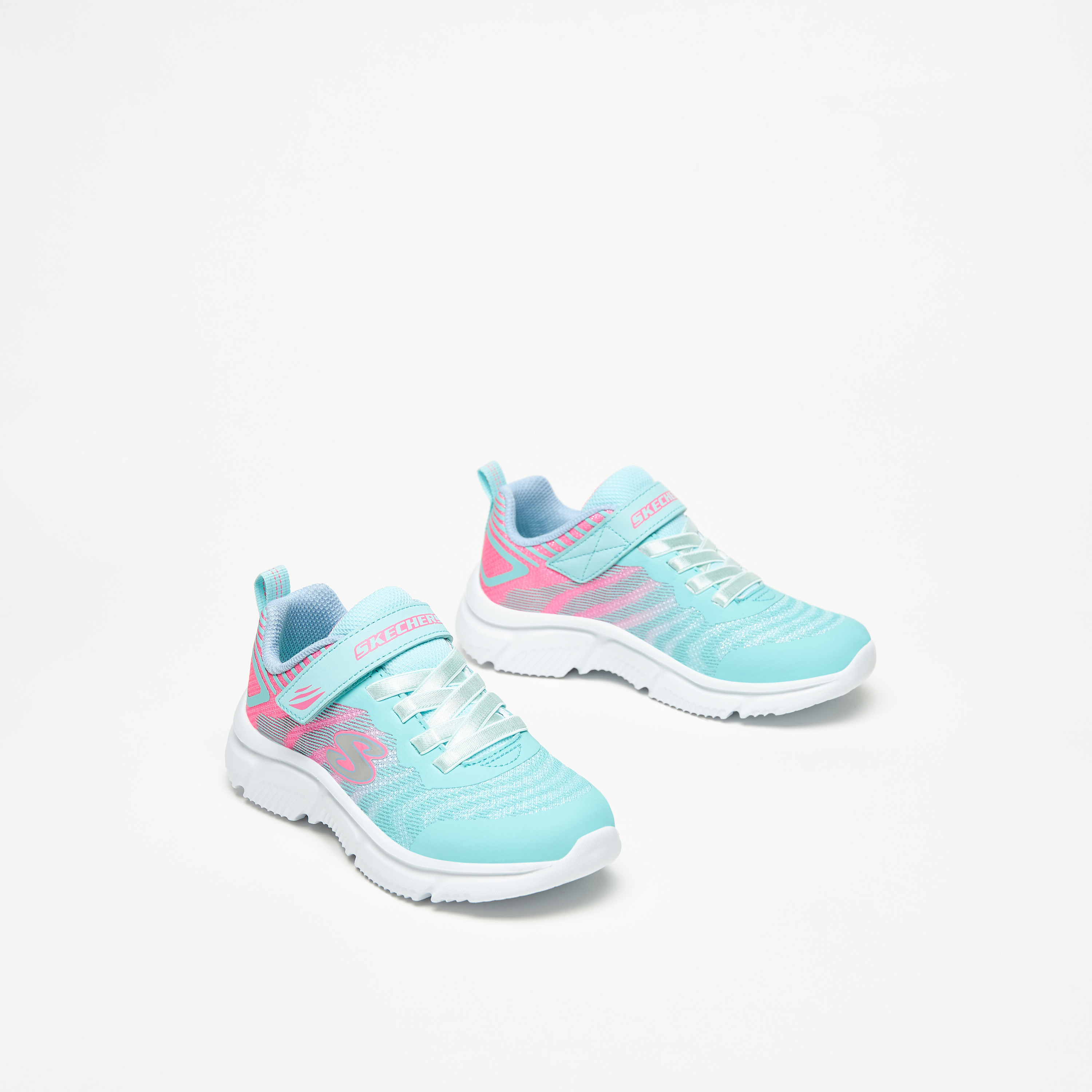حذاء جري جو رن 650 بنعل مبطّن وشريط لاصق للبنات من سكتشرز -girls-shoes-sneakers-image-1