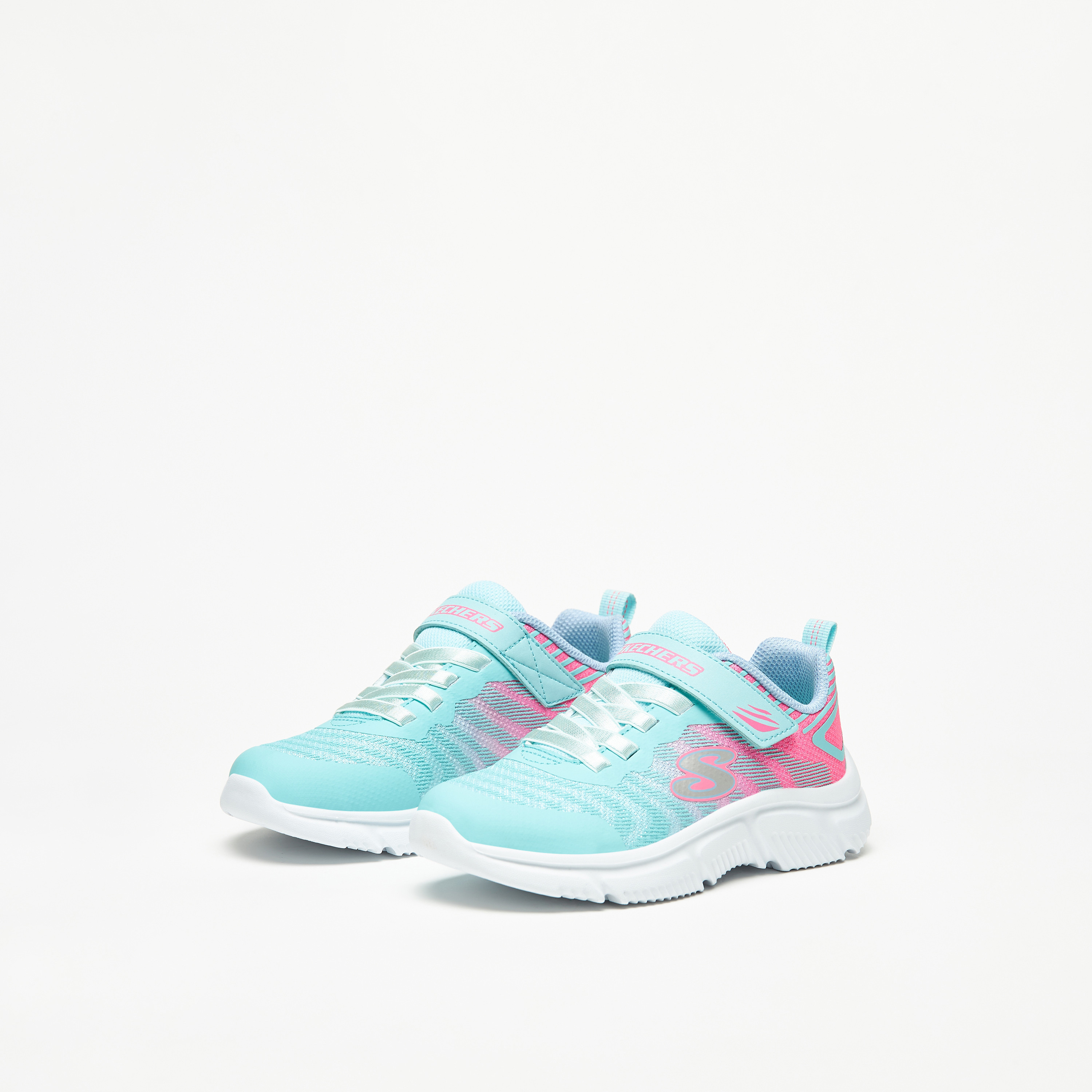 حذاء جري جو رن 650 بنعل مبطّن وشريط لاصق للبنات من سكتشرز -girls-shoes-sneakers-image-2
