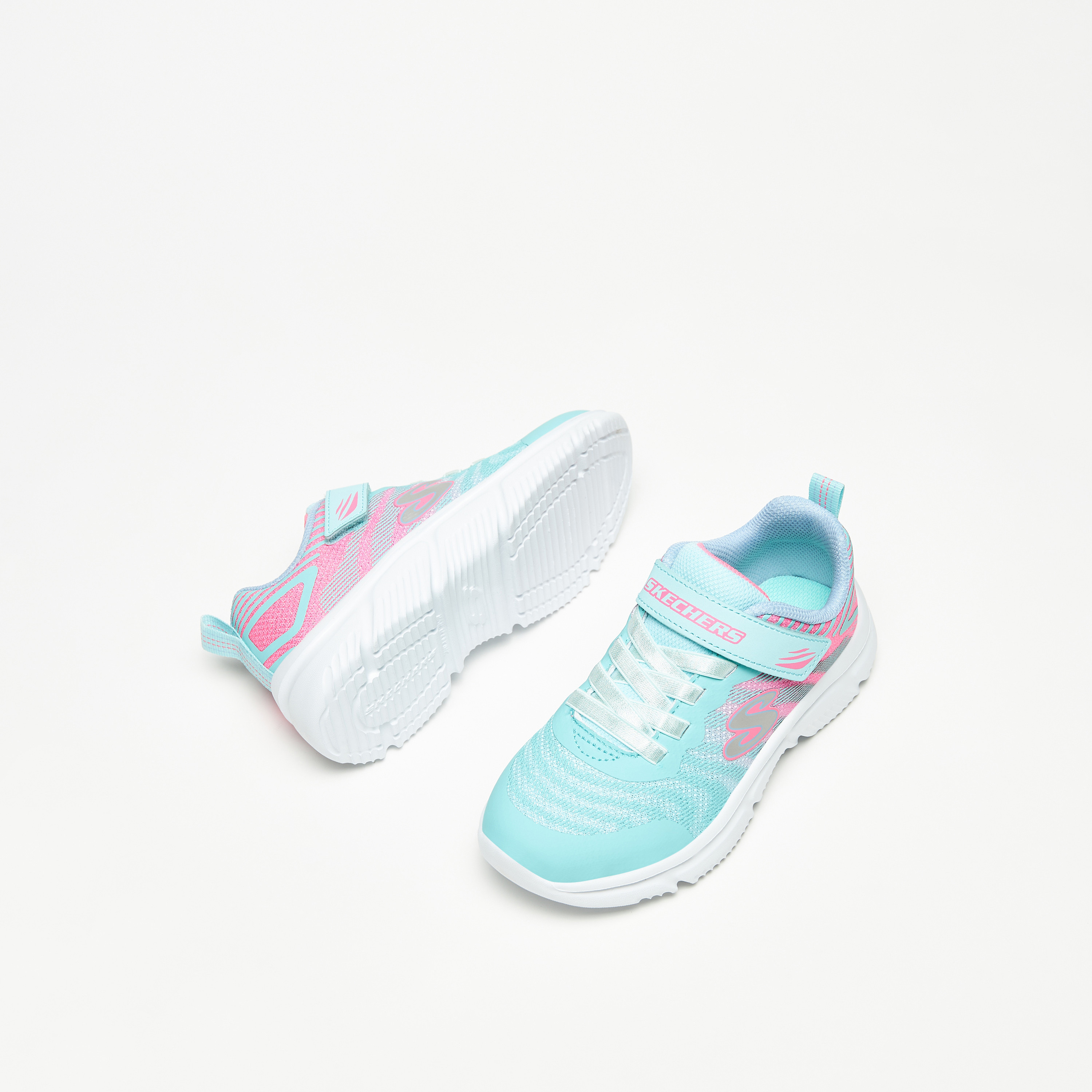 حذاء جري جو رن 650 بنعل مبطّن وشريط لاصق للبنات من سكتشرز -girls-shoes-sneakers-image-6