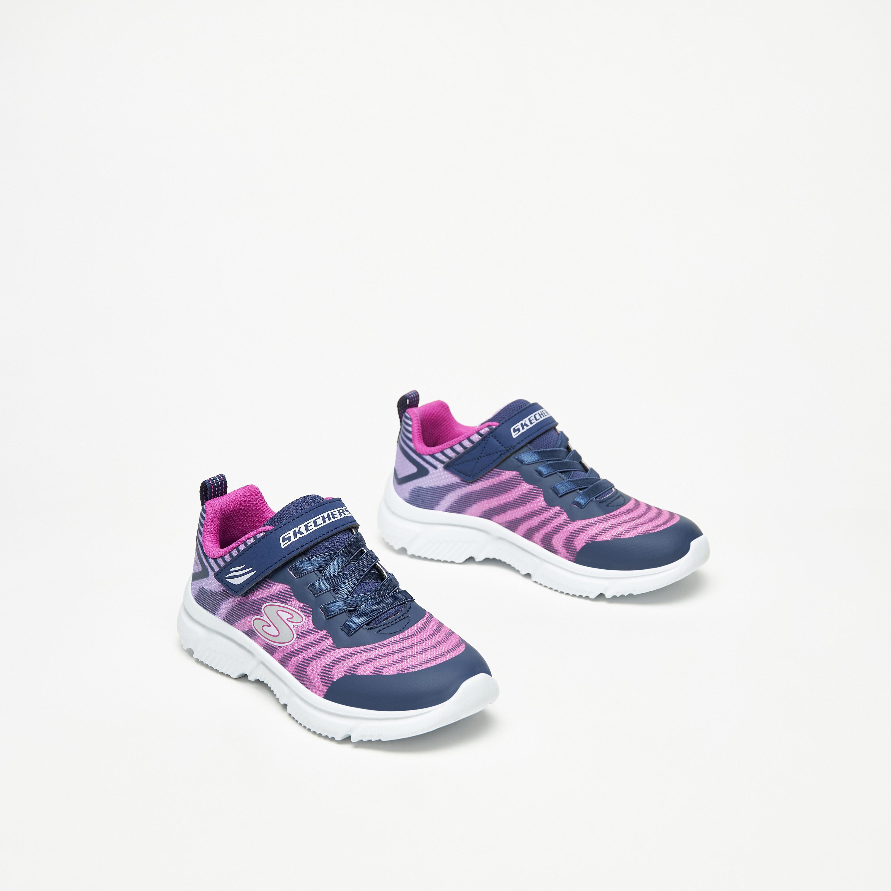 حذاء جري جو رن 650 بنعل مبطّن وشريط لاصق للبنات من سكتشرز -girls-shoes-sneakers-image-9