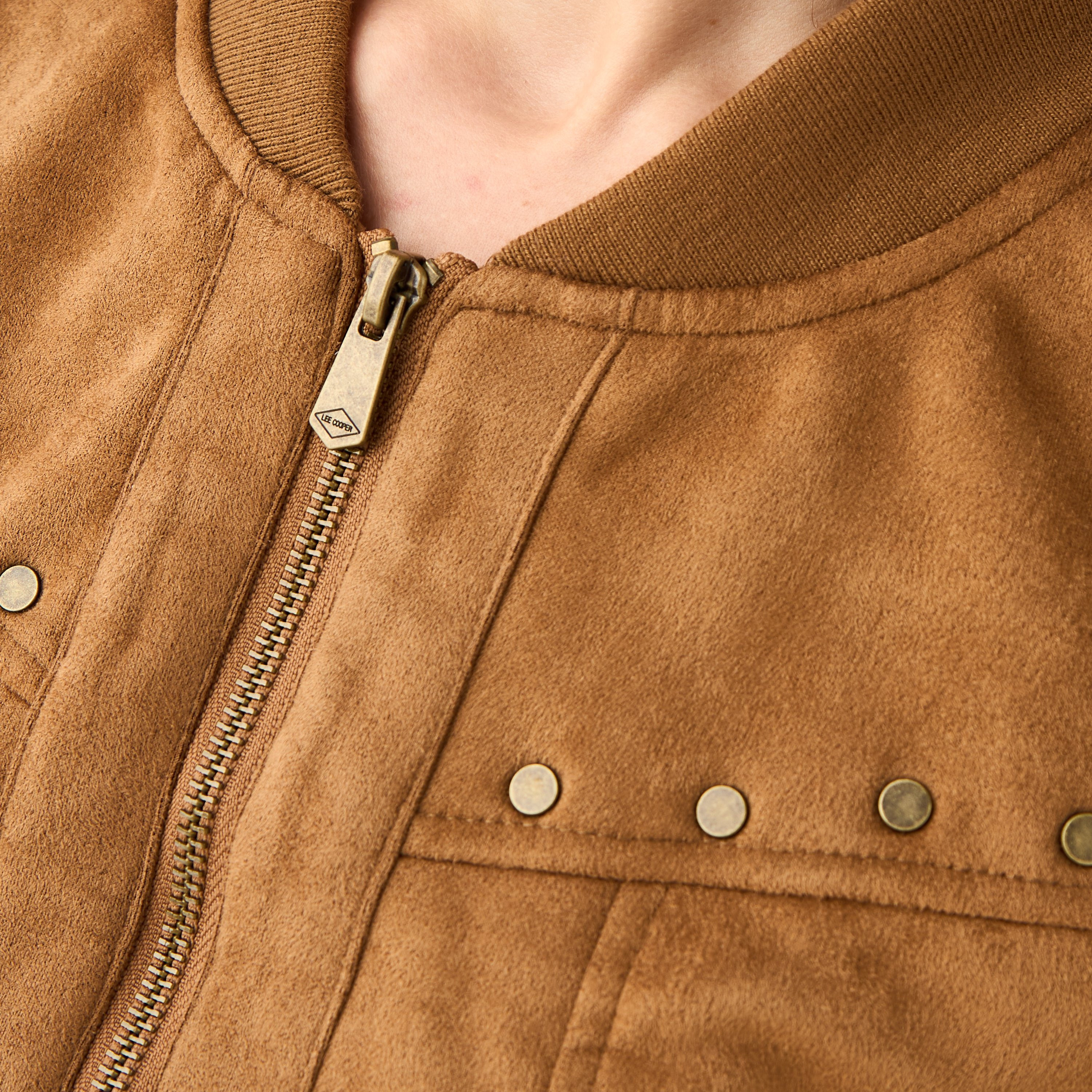 جاكيت بومبر قصير مزين من لي كوبر-women-winterwear-coatsandjackets-jackets-image-3