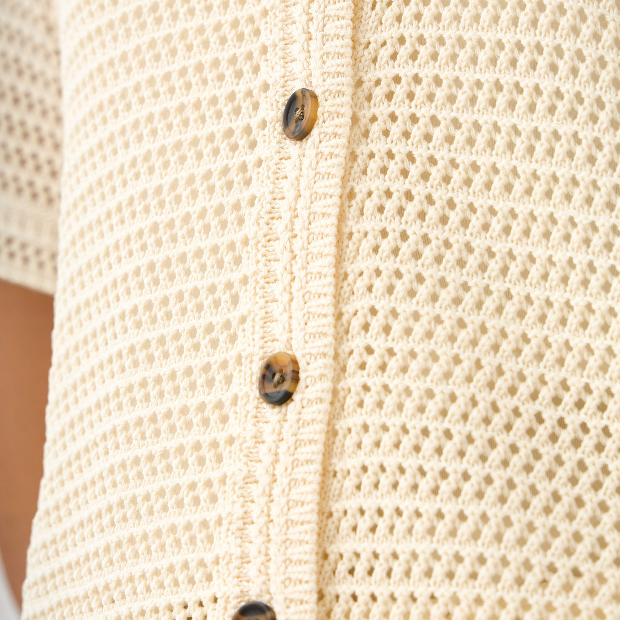 Lee Cooper Textured Button Through Acrylic Shirt-women-clothing-shirtsandblouses-shirts-image-5