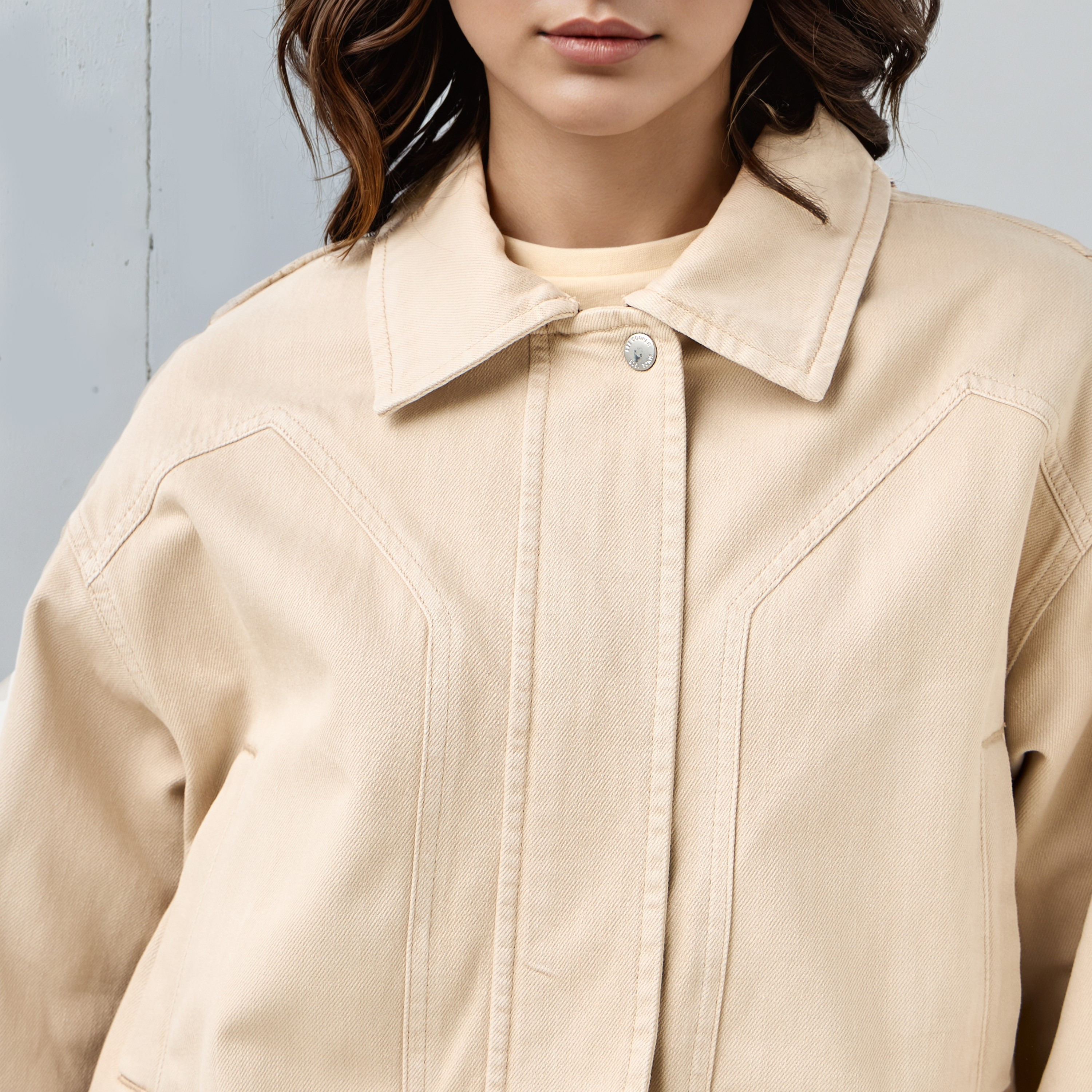 Lee Cooper Collared Denim Jacket-women-winterwear-coatsandjackets-jackets-image-5