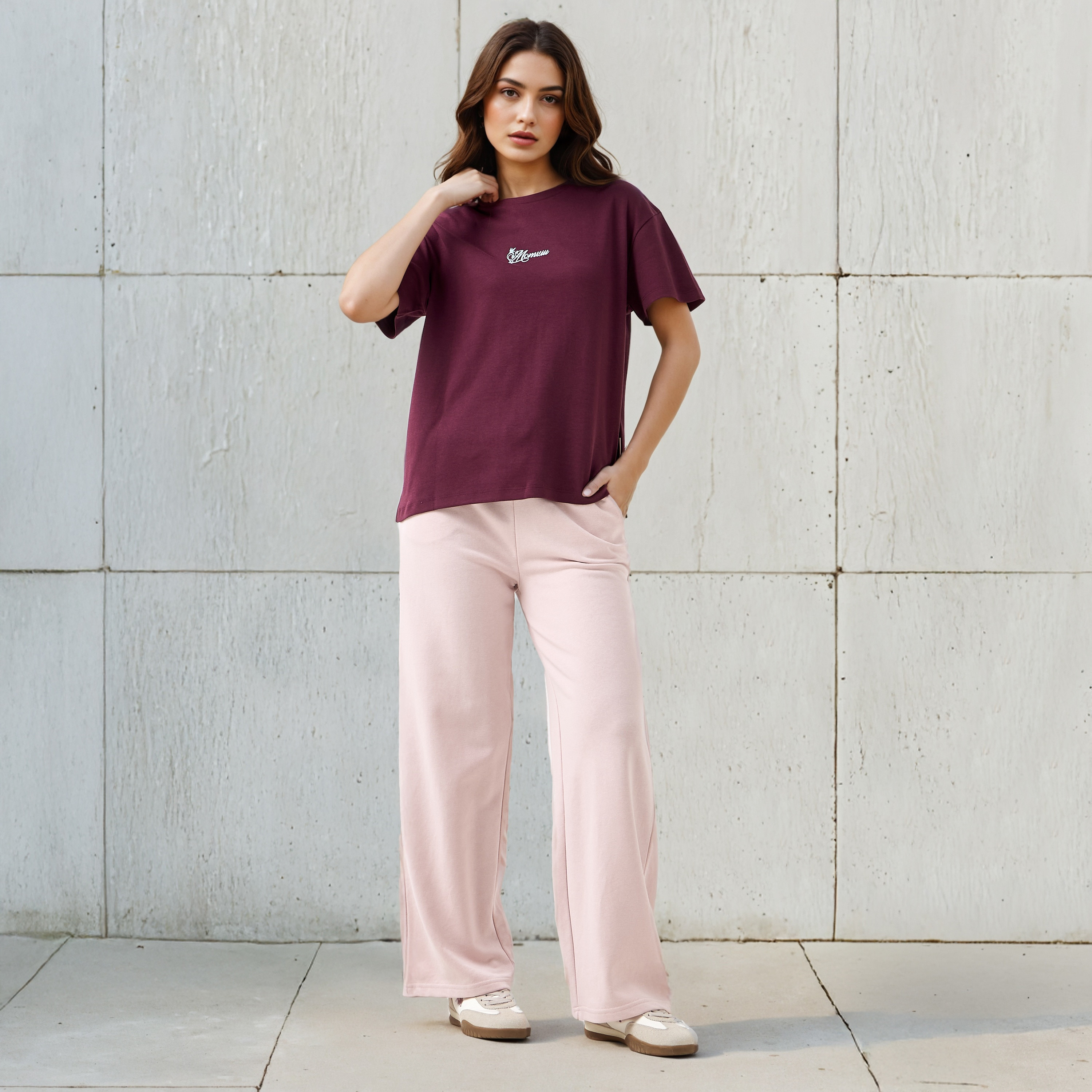Lee Cooper T-shirt Regular Fit with Logo Print Cotton-women-clothing-tshirts-image-2