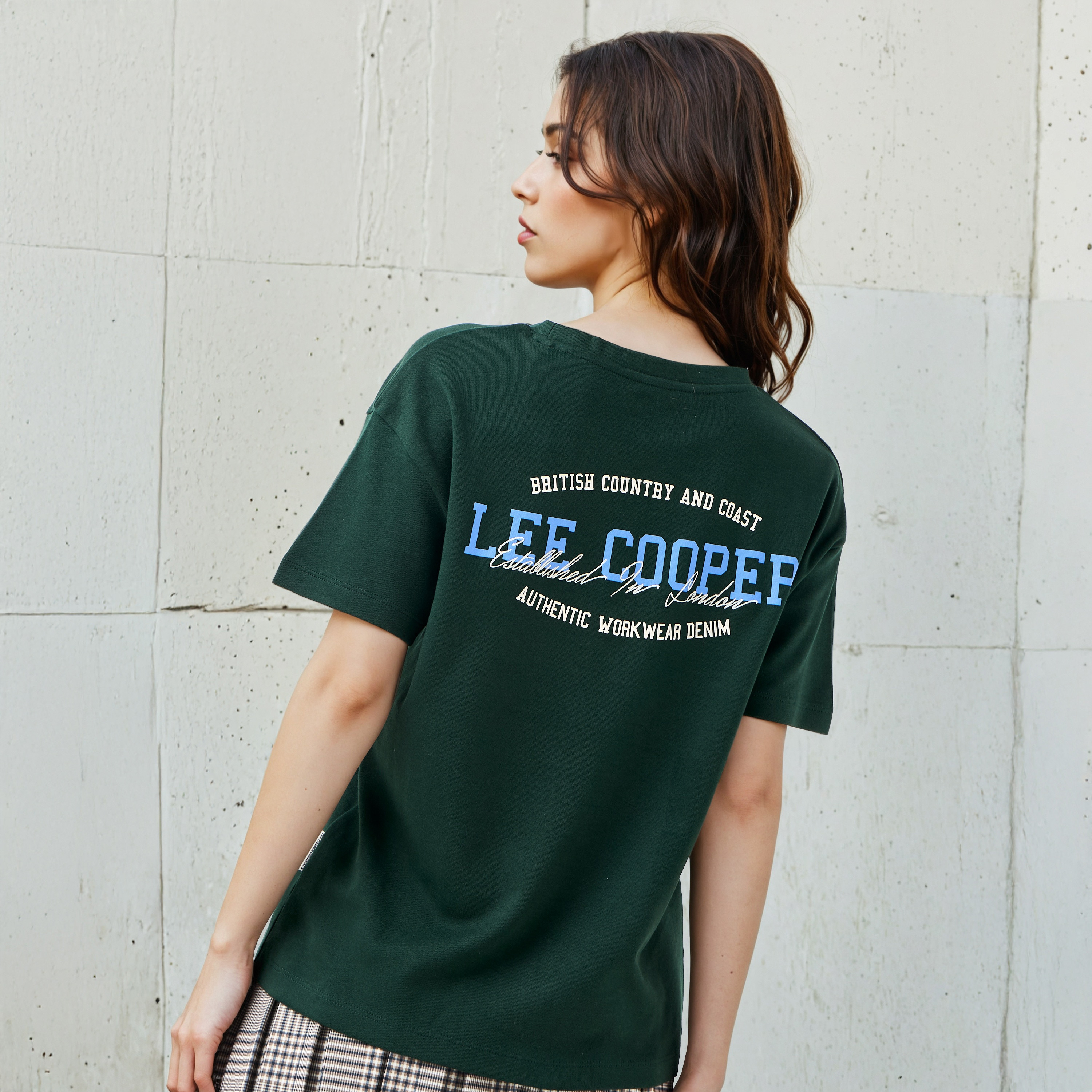 Lee Cooper T-shirt Regular Fit with Logo Print Cotton-women-clothing-tshirts-image-1