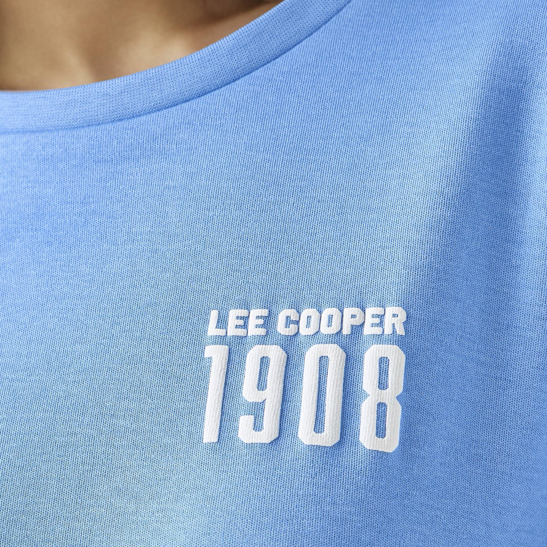 Lee Cooper T-shirt Regular Fit with Logo Print Cotton-women-clothing-tshirts-image-4