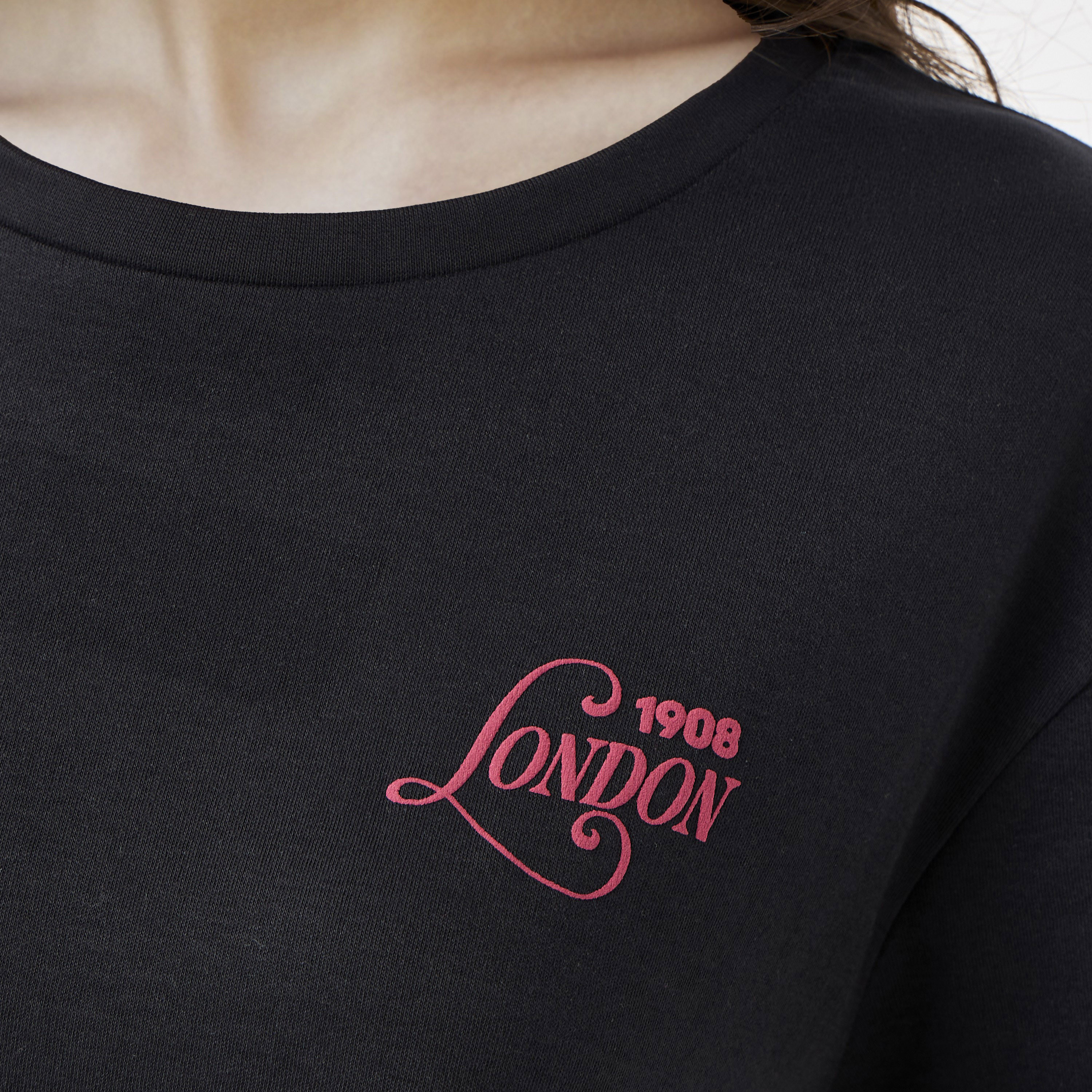 Lee Cooper T-shirt Regular Fit with Logo Print Cotton-women-clothing-tshirts-image-4
