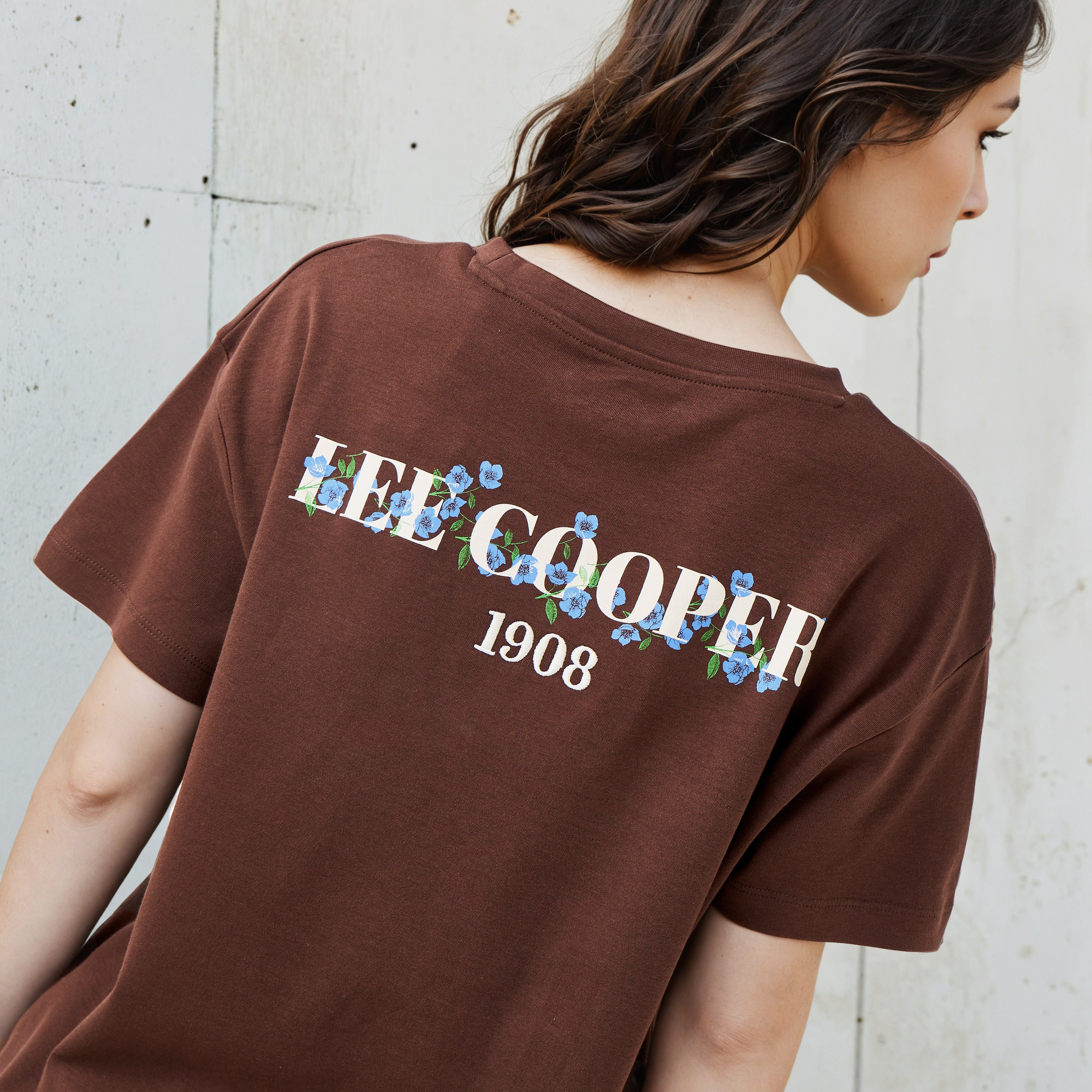 Lee Cooper T-shirt Regular Fit with Logo Print Cotton-women-clothing-tshirts-image-5