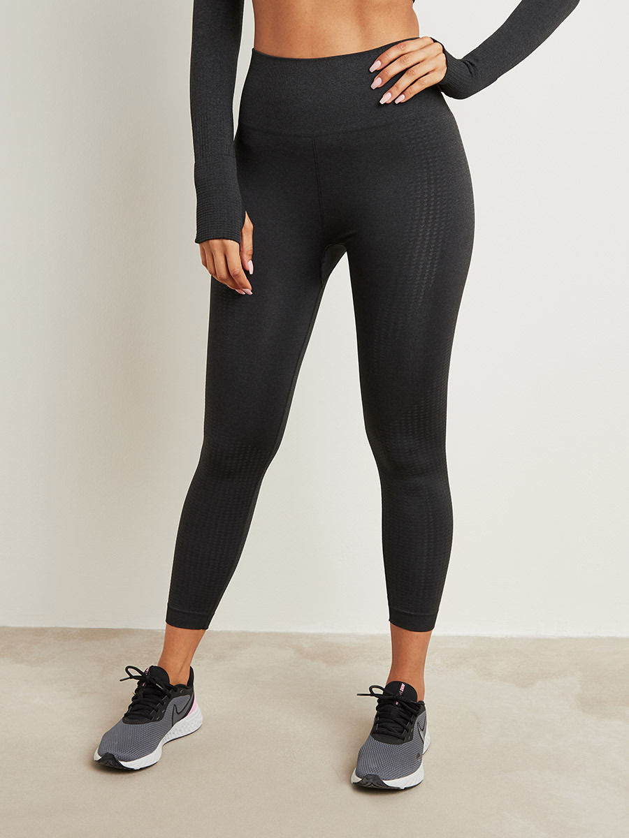 Styli Melange Long Sleeves Top and Leggings Activewear Set-sports-women-clothing-tshirtsandvests-image-4