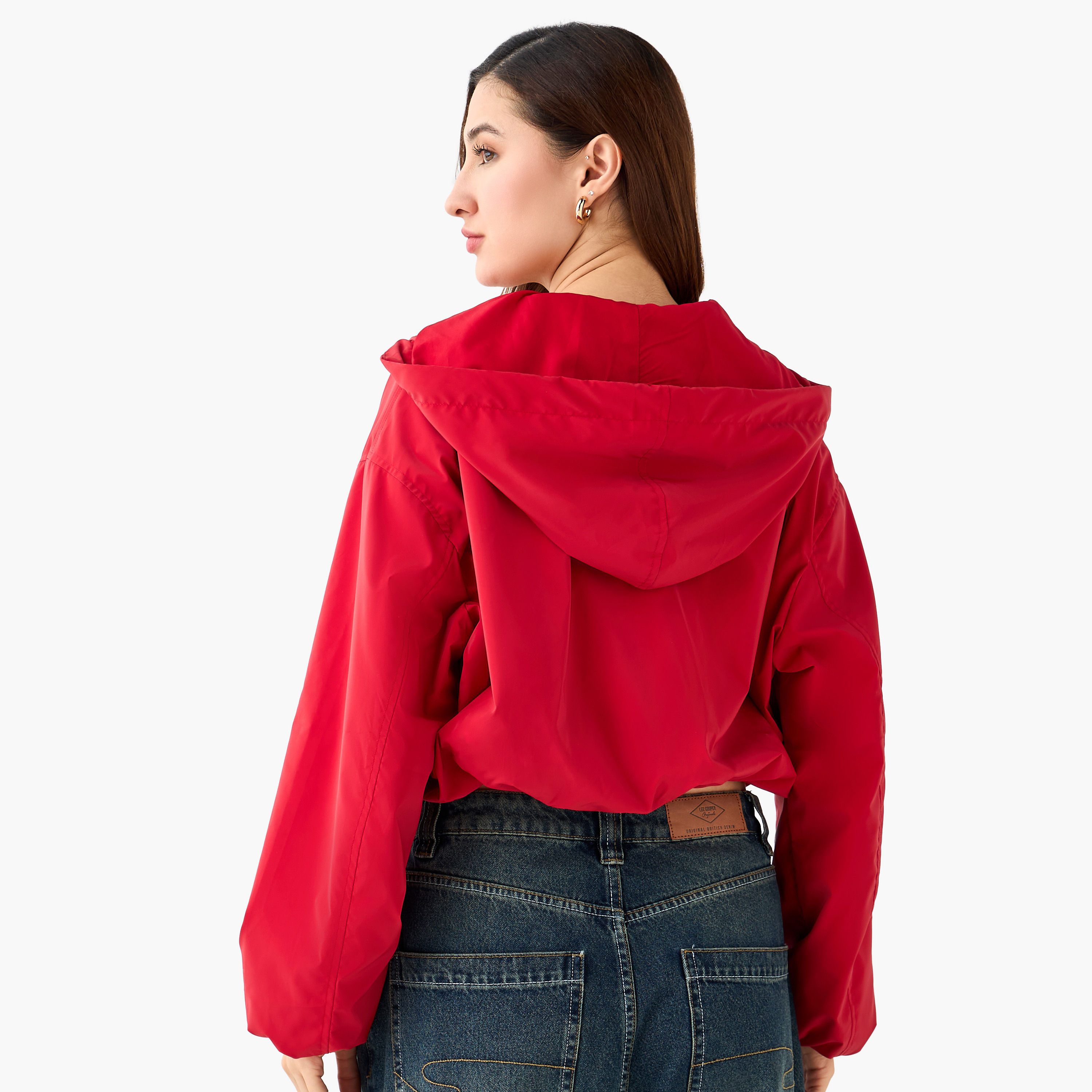 Lee Cooper Cropped Veronica Jacket with Hood-women-winterwear-coatsandjackets-jackets-image-4