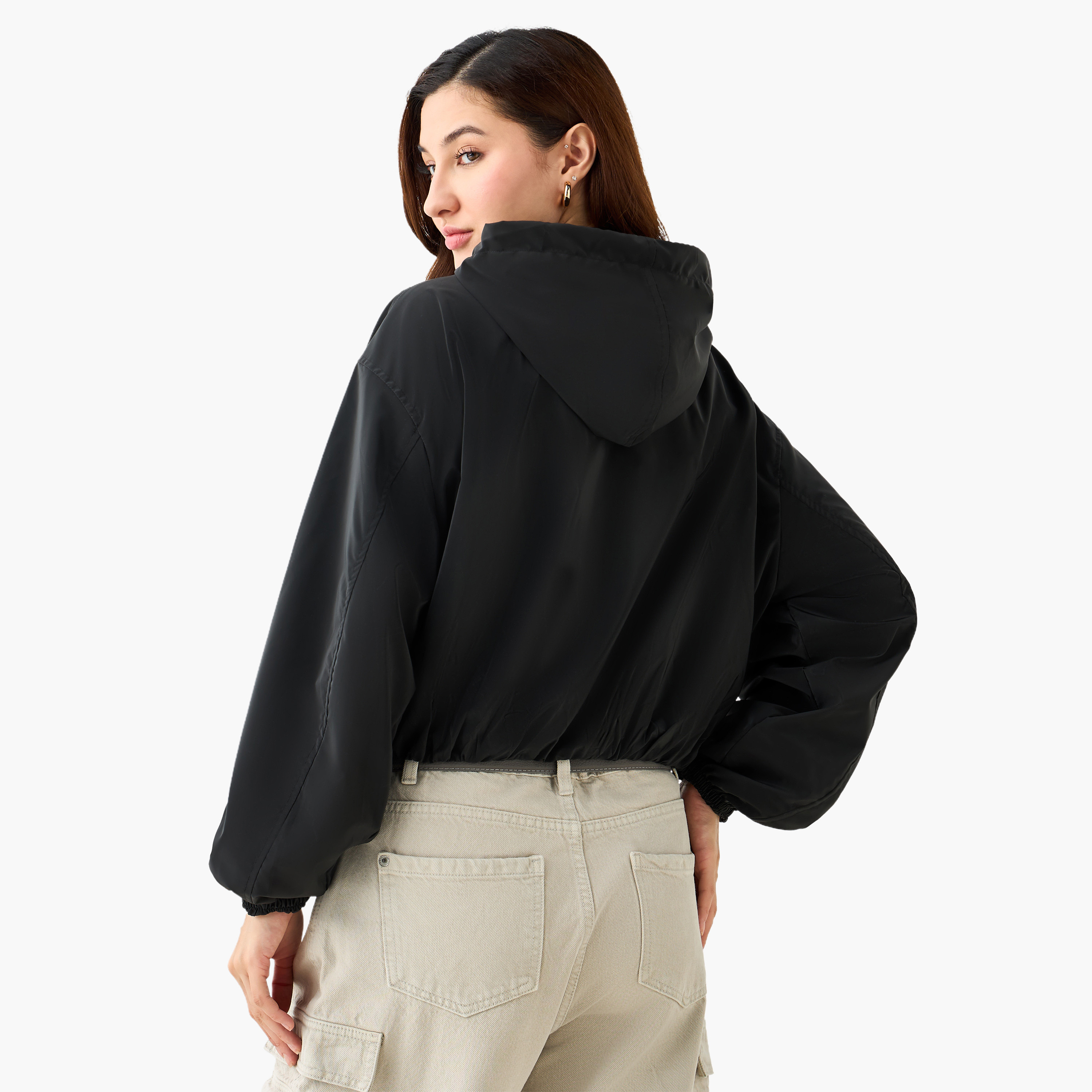 Lee Cooper Cropped Veronica Jacket with Hood-women-winterwear-coatsandjackets-jackets-image-4
