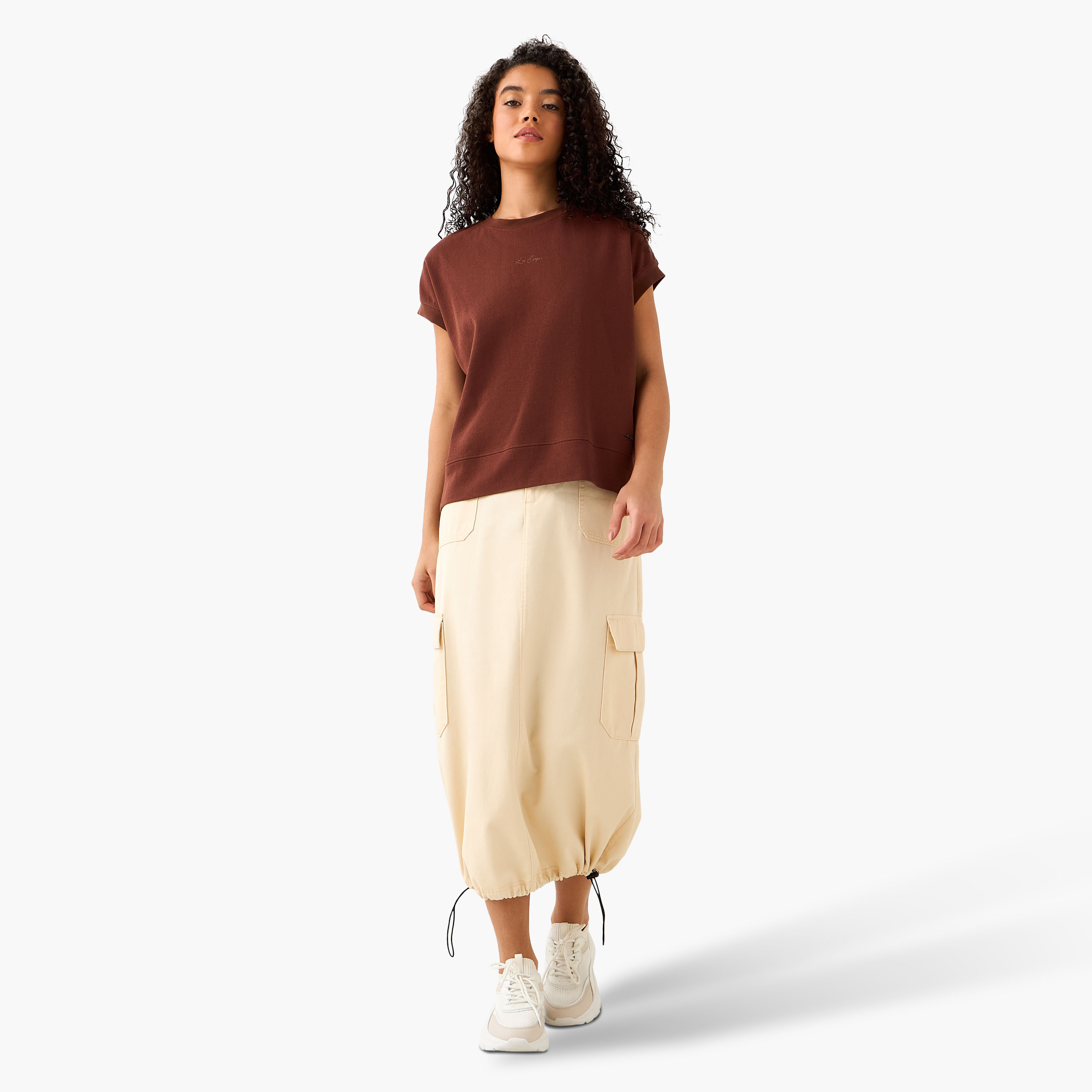 Lee Cooper Top with Textured Design-women-clothing-tshirts-image-6