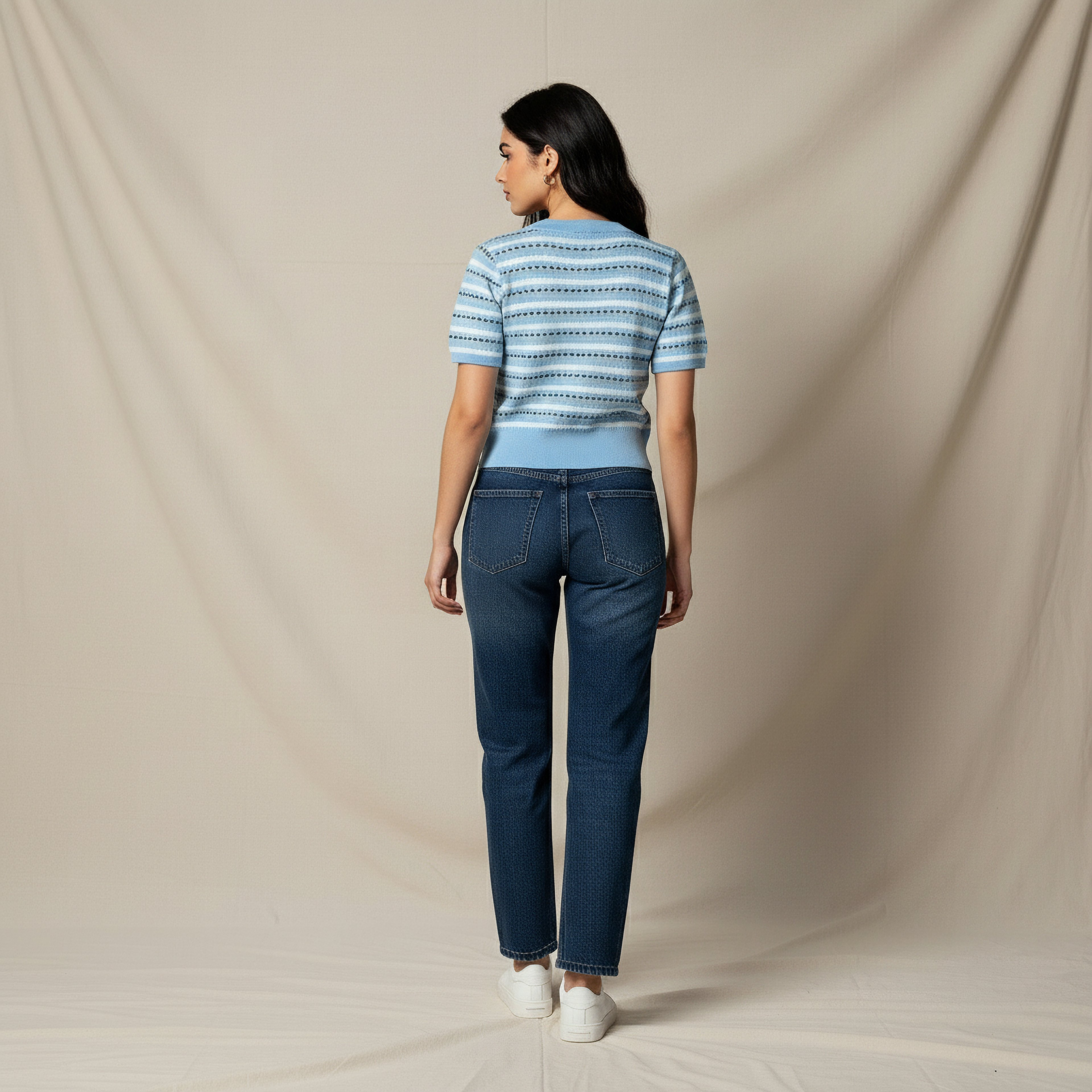 Lee Cooper Regular Fit Cardigan with Stripes-women-winterwear-cardigansandjumpers-cardigans-image-5