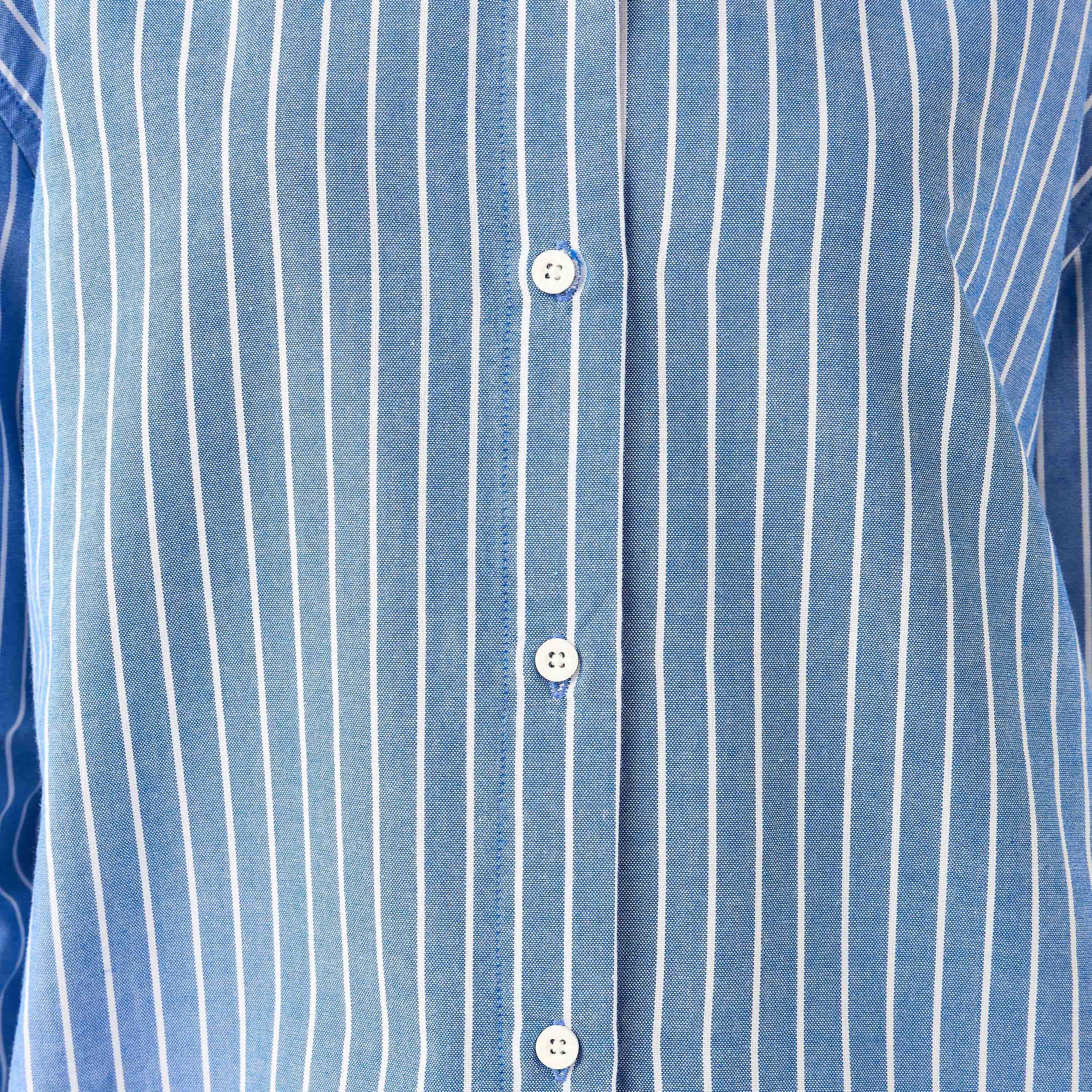 Lee Cooper Cotton Longline Oxford Shirt with Stripes-women-clothing-shirtsandblouses-shirts-image-7