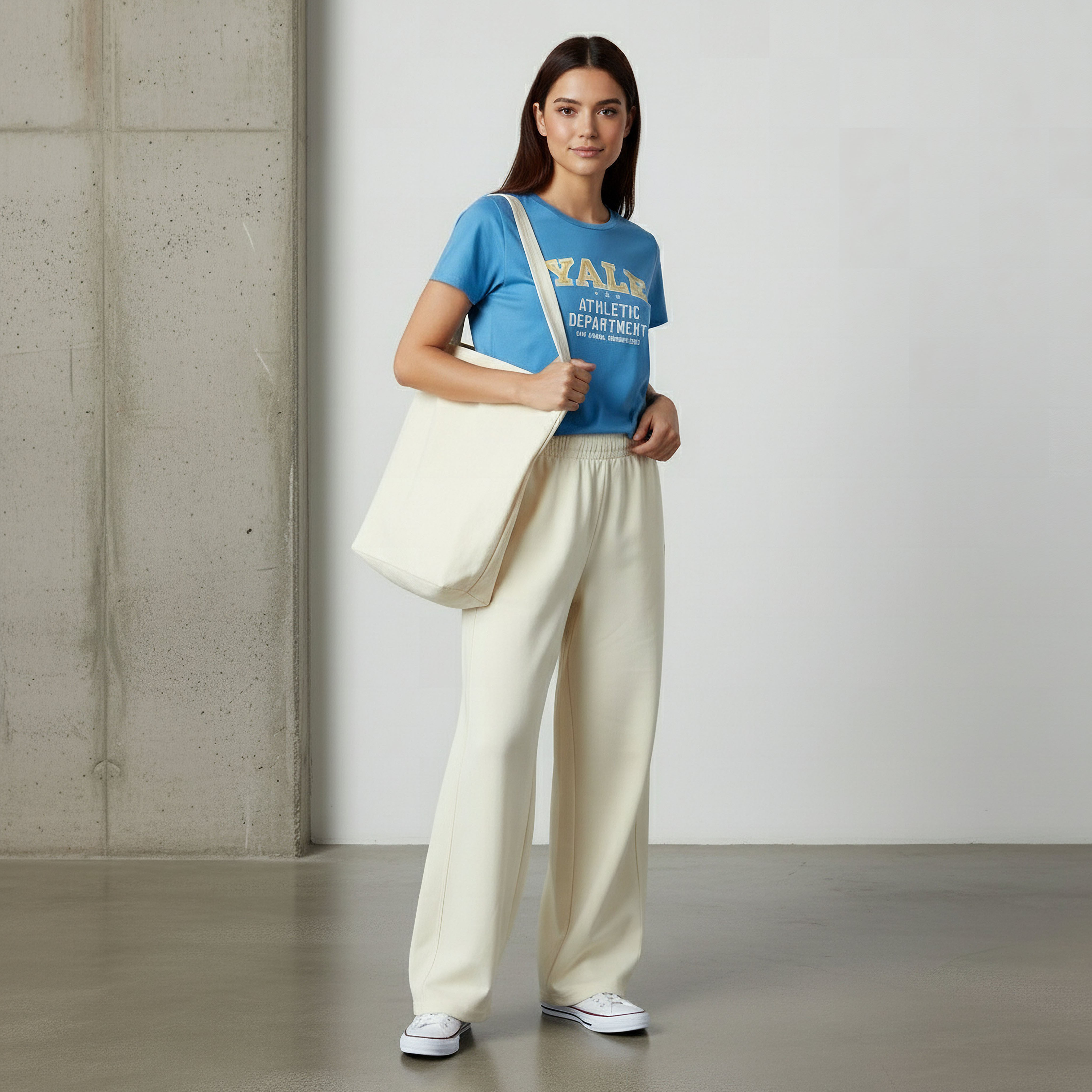 Lee Cooper Straight Fit Elasticated Waist Pants-women-clothing-bottoms-joggers-image-2