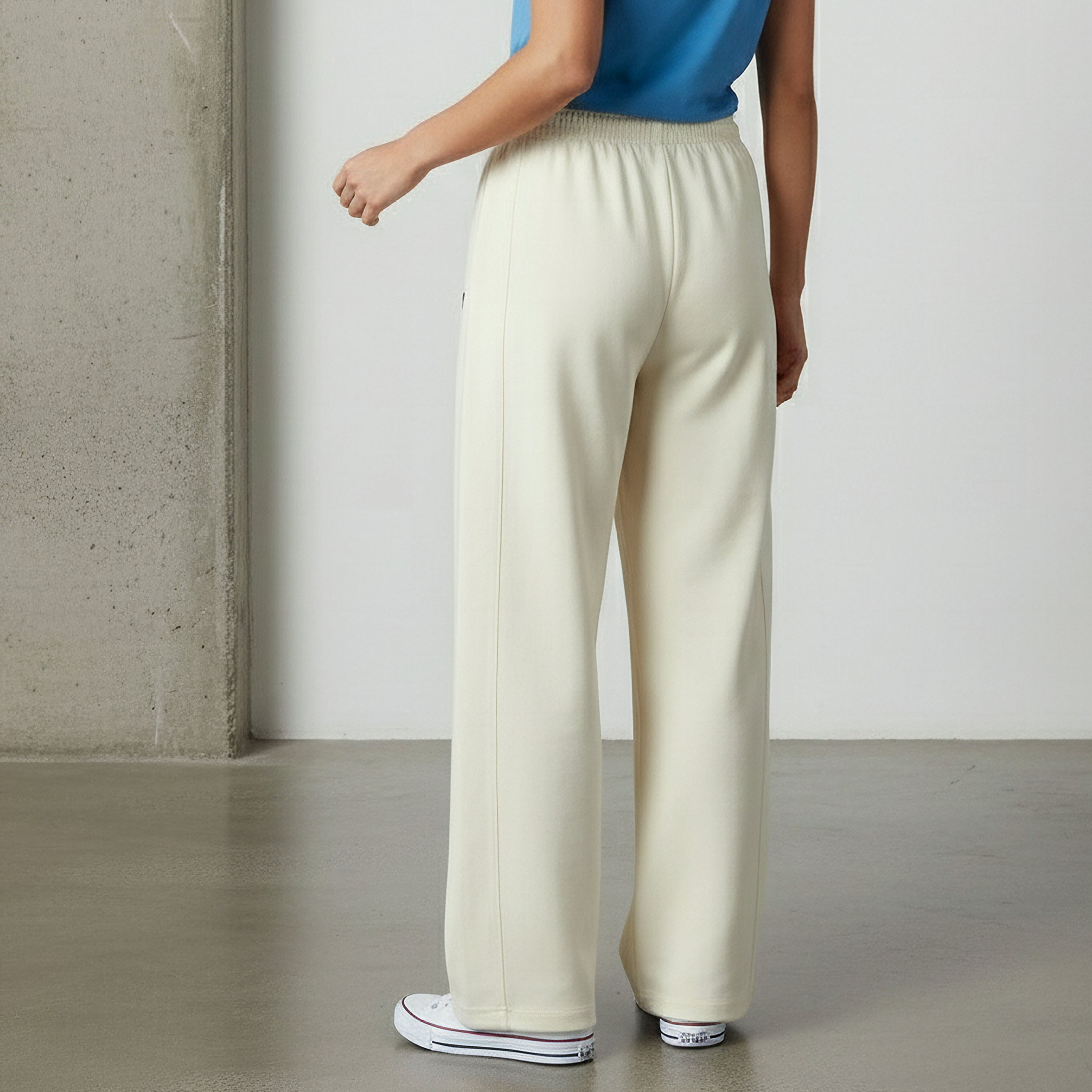 Lee Cooper Straight Fit Elasticated Waist Pants-women-clothing-bottoms-joggers-image-3