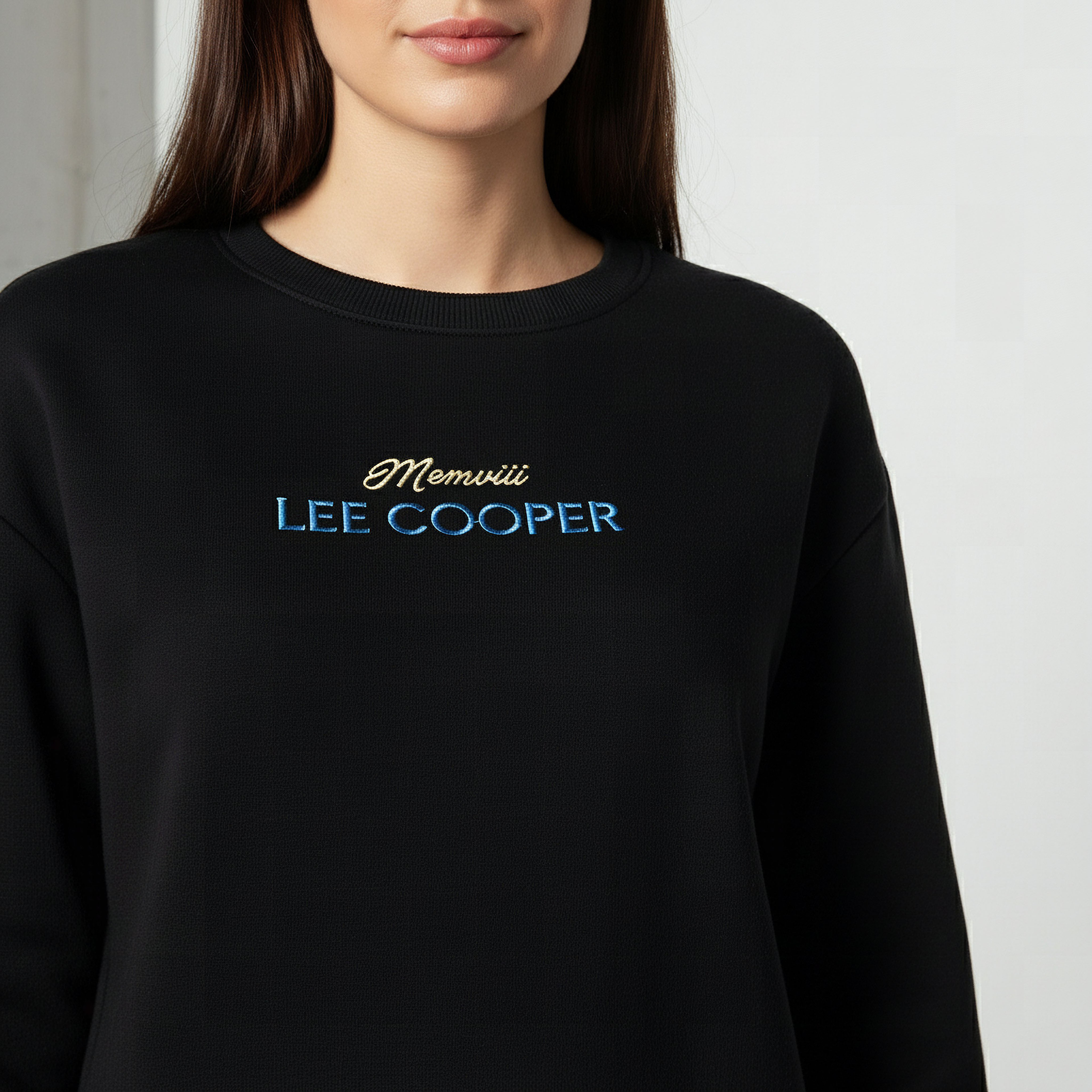 Lee Cooper Regular Fit Sweatshirt with Print-women-winterwear-hoodiesandsweatshirts-sweatshirts-image-5