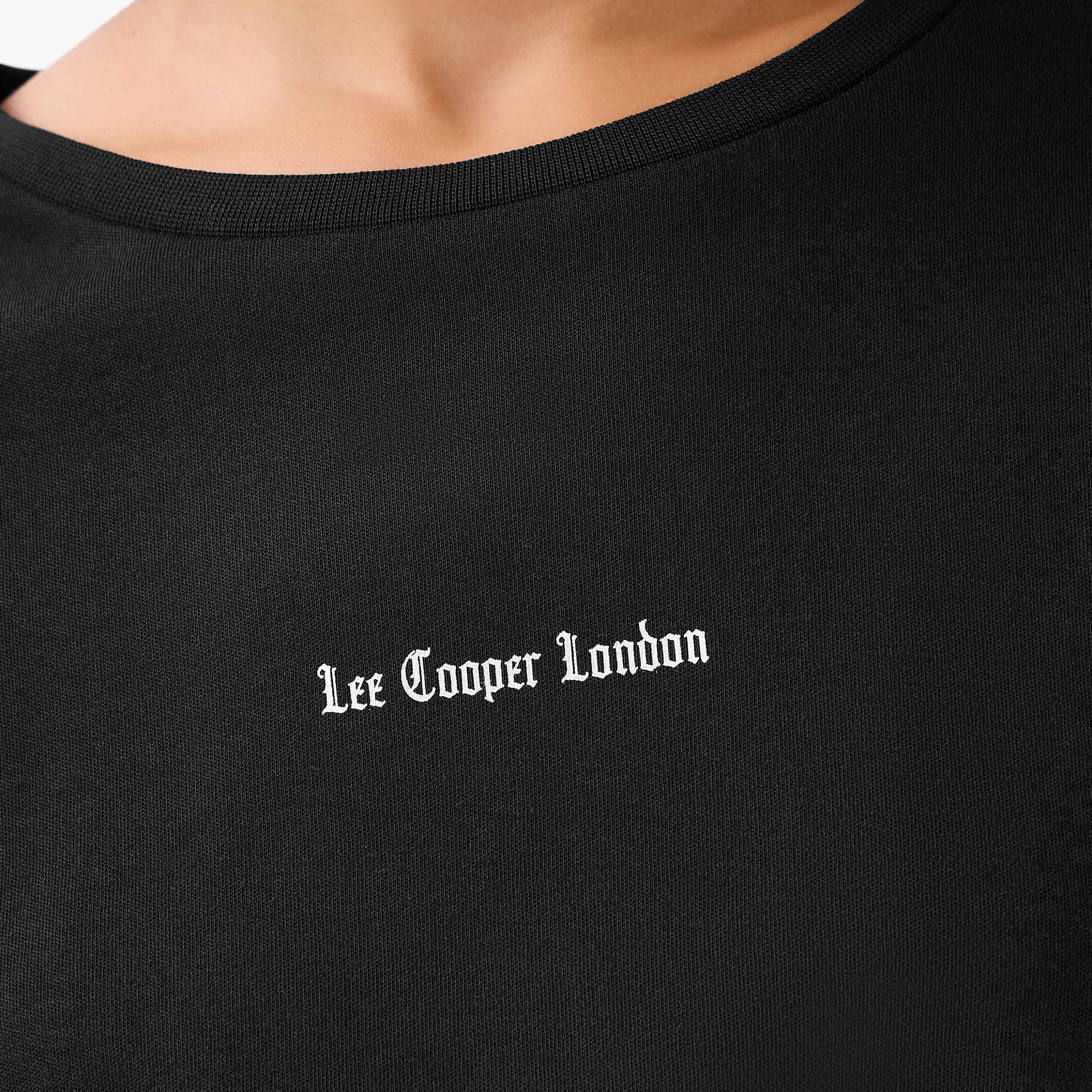Lee Cooper Regular Fit Cotton T-shirt with Print-women-clothing-tshirts-image-5