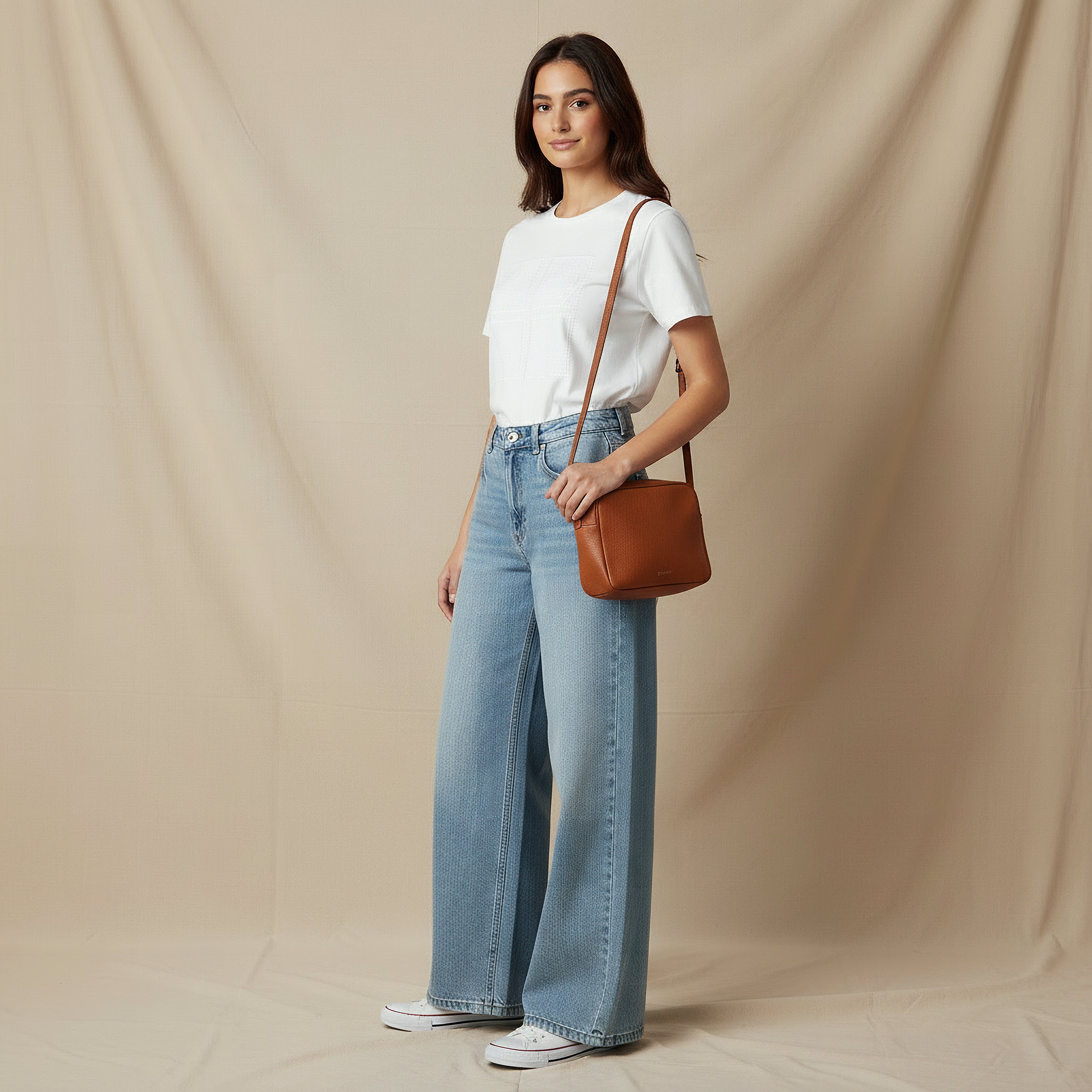 Lee Cooper Wide Leg Flexi Waist Jeans-women-clothing-bottoms-jeans-image-2