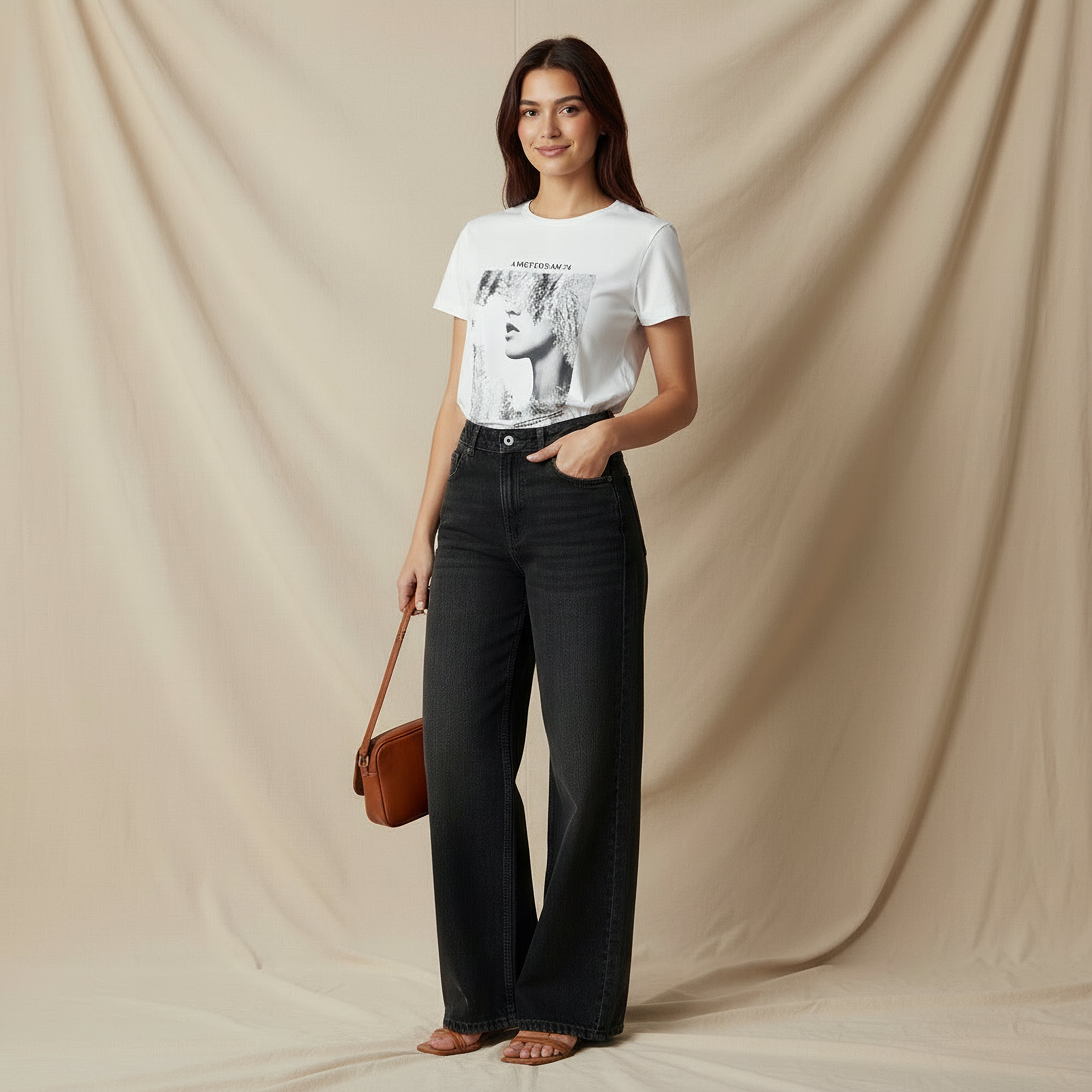 Lee Cooper Wide Leg Flexi Waist Jeans-women-clothing-bottoms-jeans-image-1