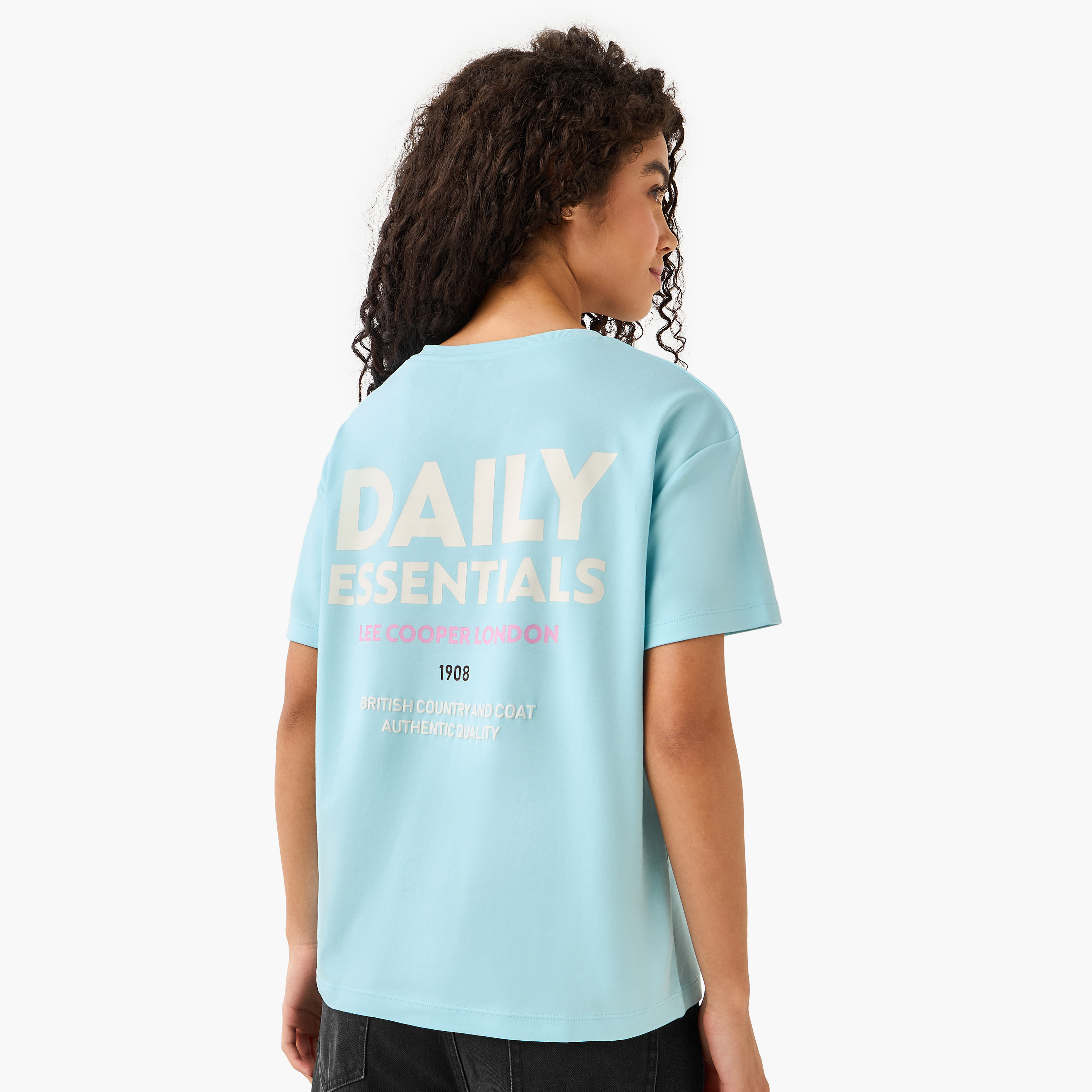 Lee Cooper Cotton T-shirt with Logo Print-PROMO_SP_OM_2FOR6_130625-image-5
